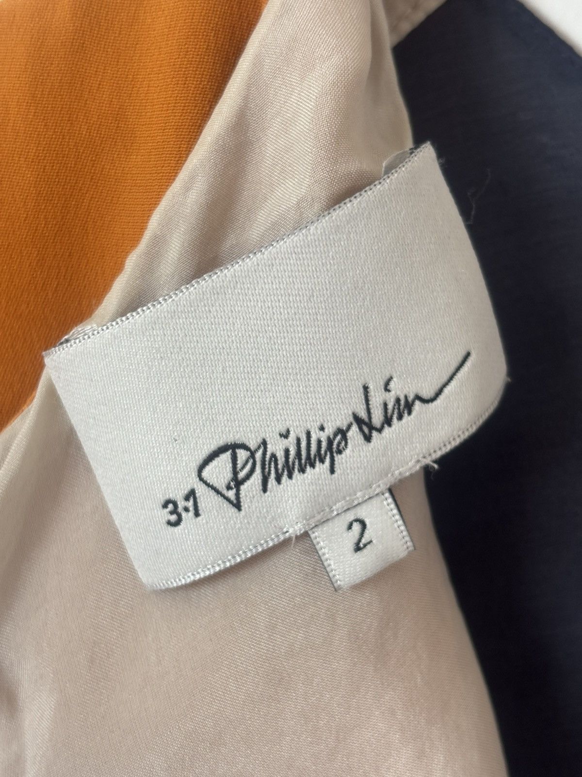 3.1 Phillip Lim 3.1 Phillip Lim Silk Colorblock Sleeveless Midi Dress Size 2 Size XS / US 0-2 / IT 36-38 - 5 Thumbnail