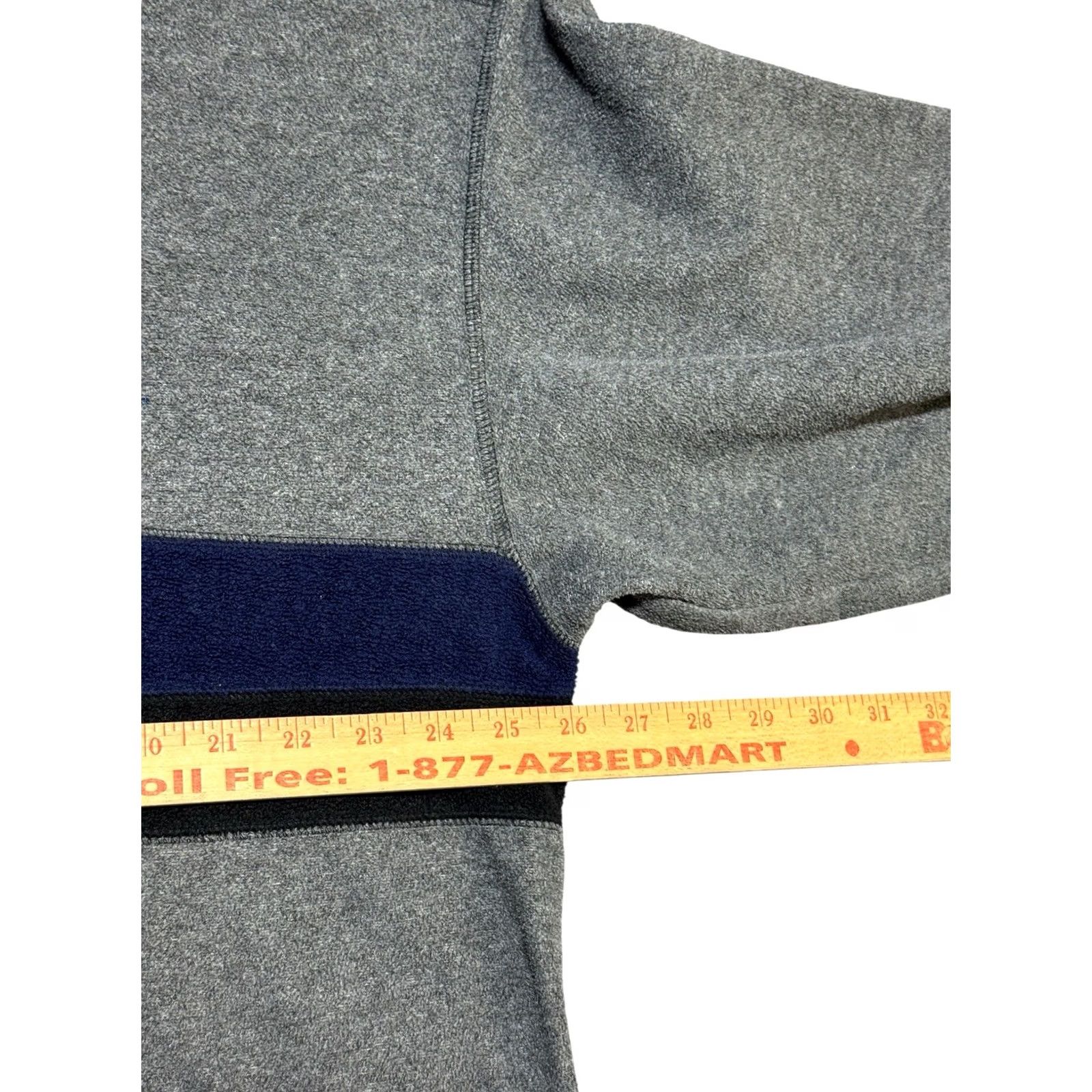 Eddie Bauer Eddie Bauer Sweater Men L Blue & Gray 1/4 Zip Logo Long Sleeve Pullover Geometric Mock Neck Casual Outdoor Fall Winter Spring Tee Shirt? Size US L / EU 52-54 / 3 - 5 Thumbnail