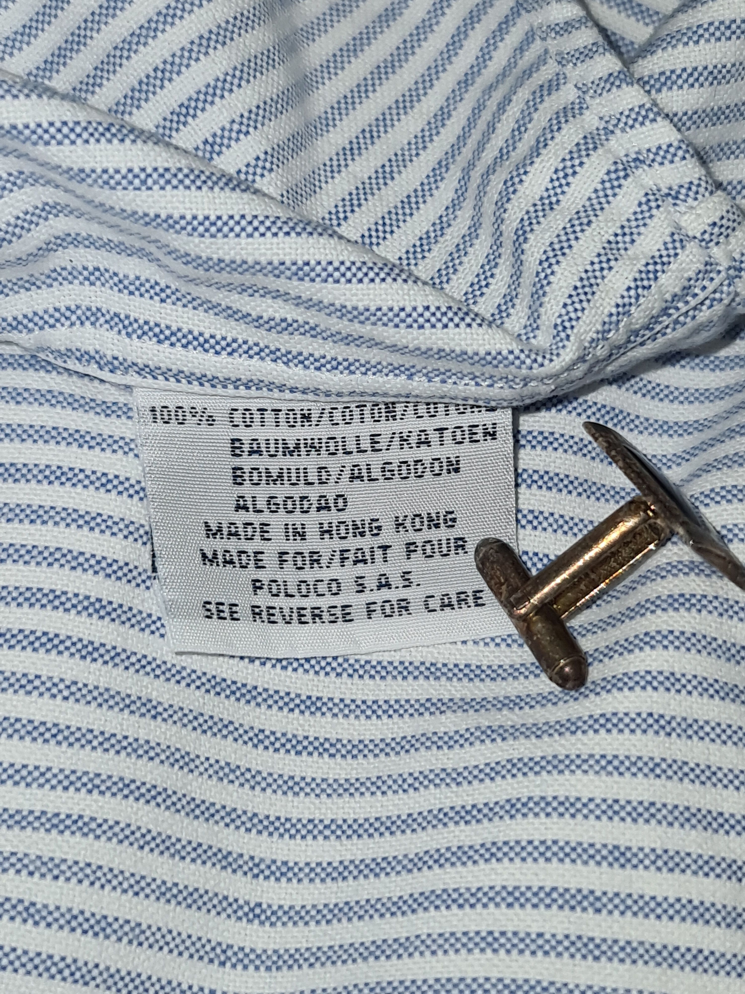 Polo Ralph Lauren Vintage Polo by Ralph Lauren Striped Shirt Cotton Old Money Size US M / EU 48-50 / 2 - 7 Thumbnail