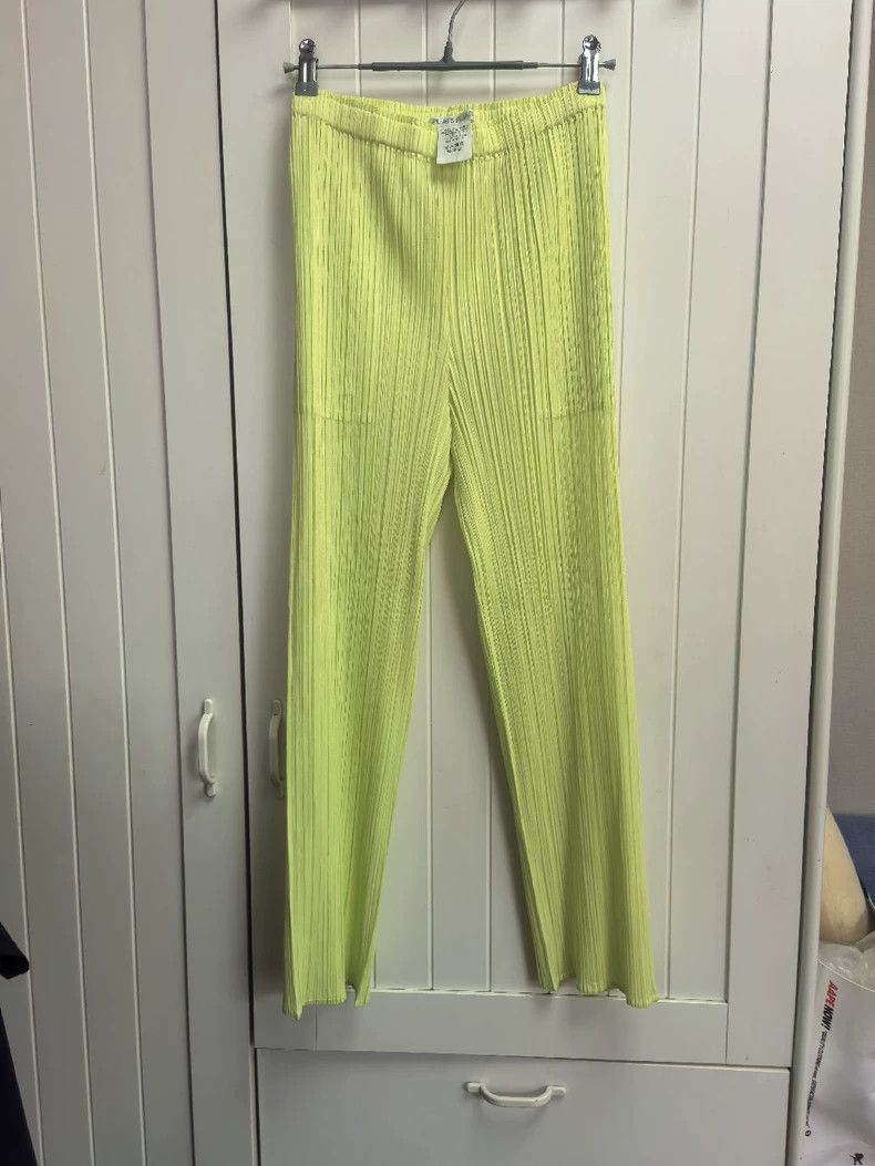 Issey Miyake Issey Miyake size:2 Yellow pleated pants Size 42" / US 20 - 1 Thumbnail