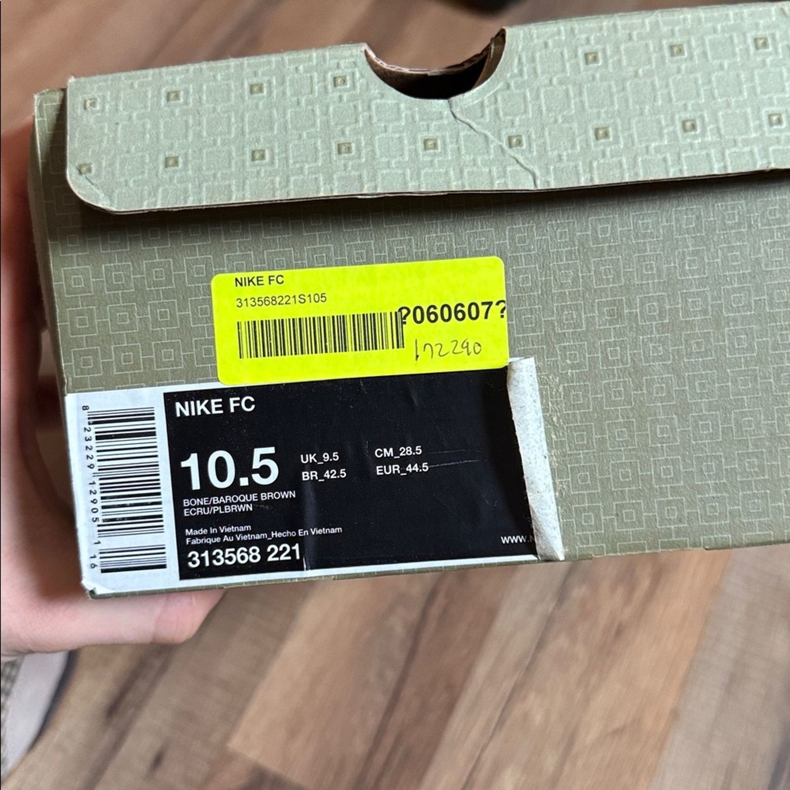 Nike 2006 Nike FC 6.0 Tweed Baroque Brown Size US 10.5 / EU 43-44 - 9 Thumbnail