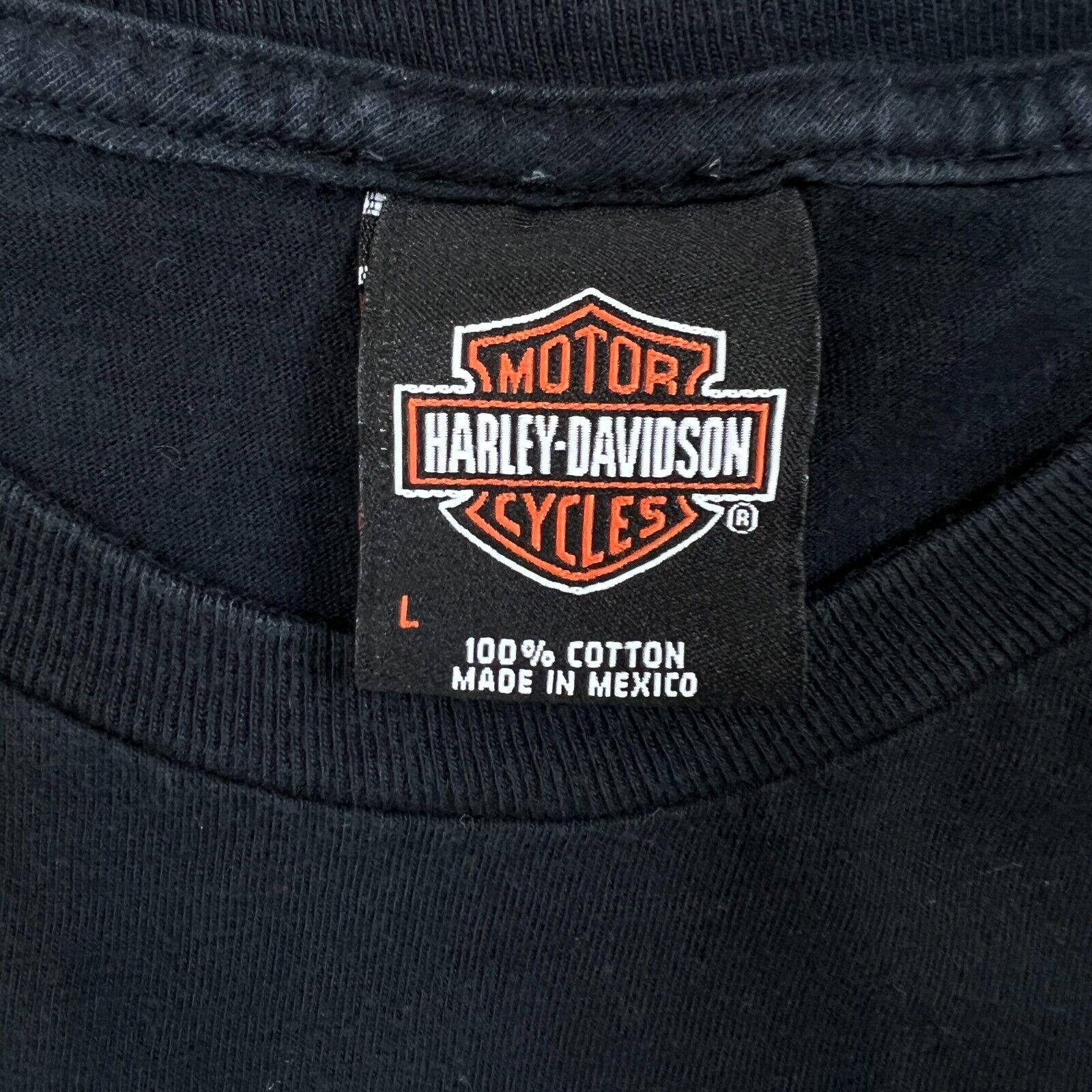 Harley Davidson × Vintage Vintage Y2K Harley Davidson T Shirt Live To Ride Skull Tee Size US L / EU 52-54 / 3 - 7 Thumbnail