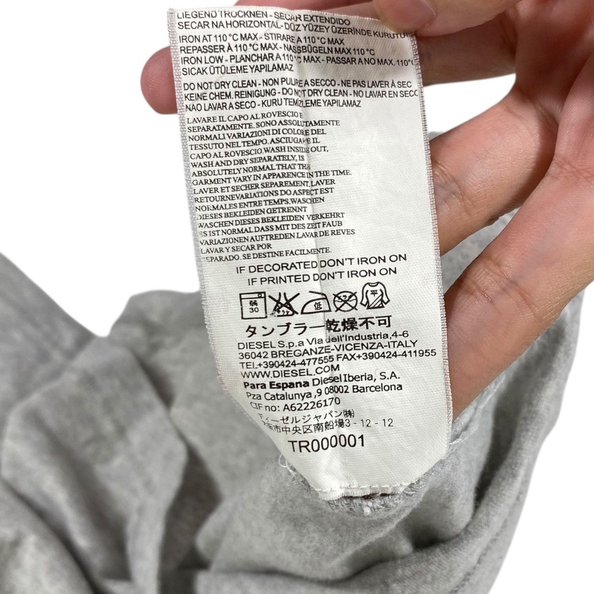 Diesel DIESEL Industry Components Graphic Tee Shirt Extra Large Size US XL / EU 56 / 4 - 9 Thumbnail