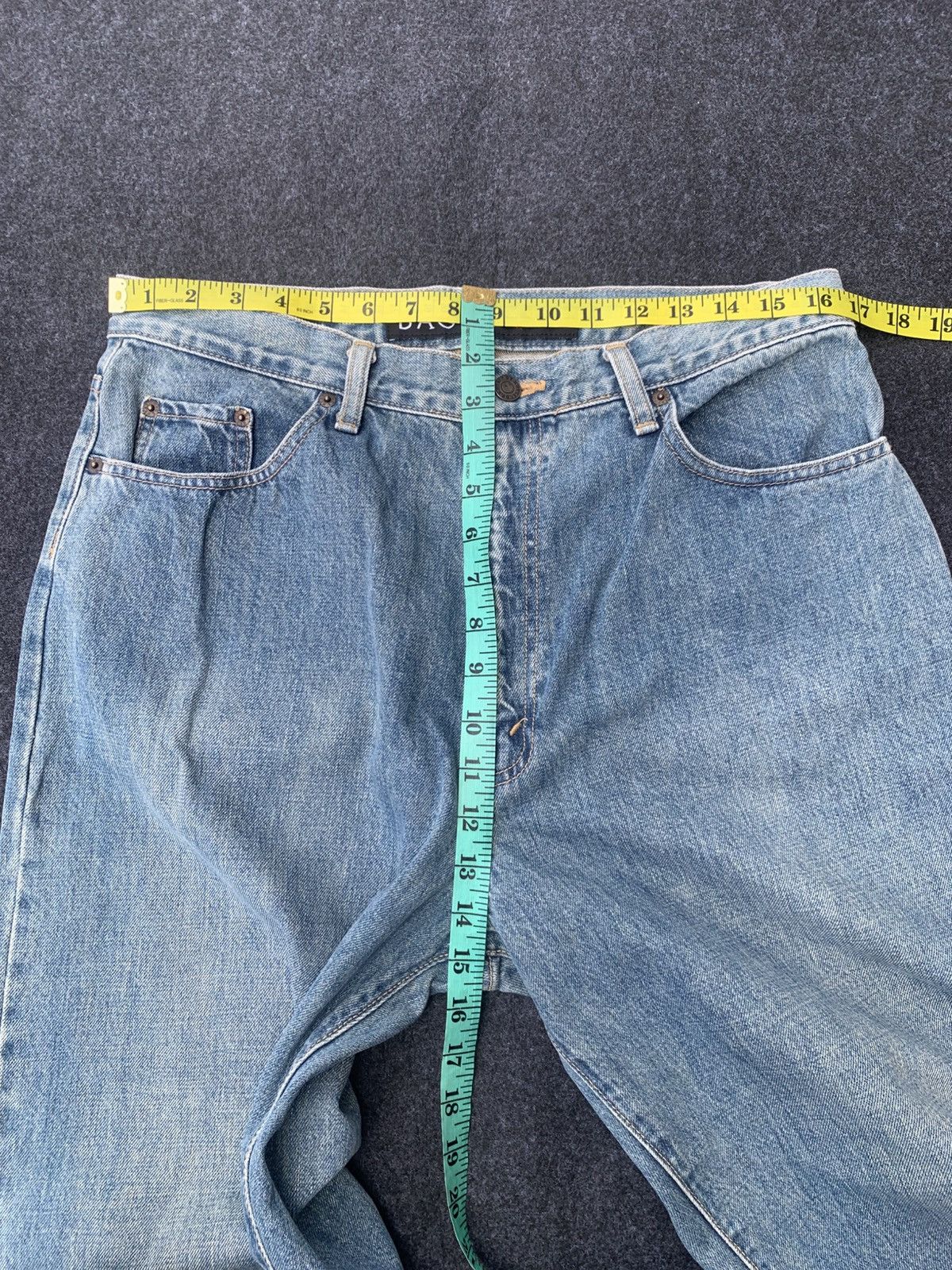 Japanese Brand BAGGY GL HEART JEANS. Size US 33 - 7 Thumbnail