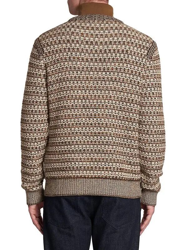 Loro Piana o1w1db10724 Mancora Crew Neck Cashmere Sweater in Multicolor Size US L / EU 52-54 / 3 - 6 Thumbnail