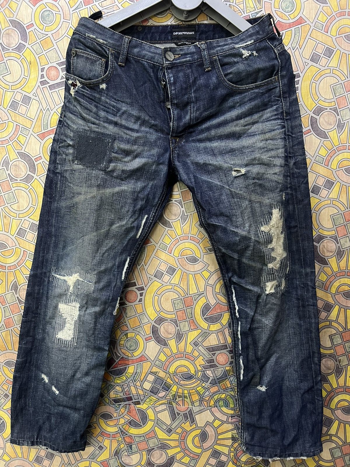 Armani × Emporio Armani VERY RARE JEANS EMPORIO ARMANI Size US 33 - 18 Thumbnail