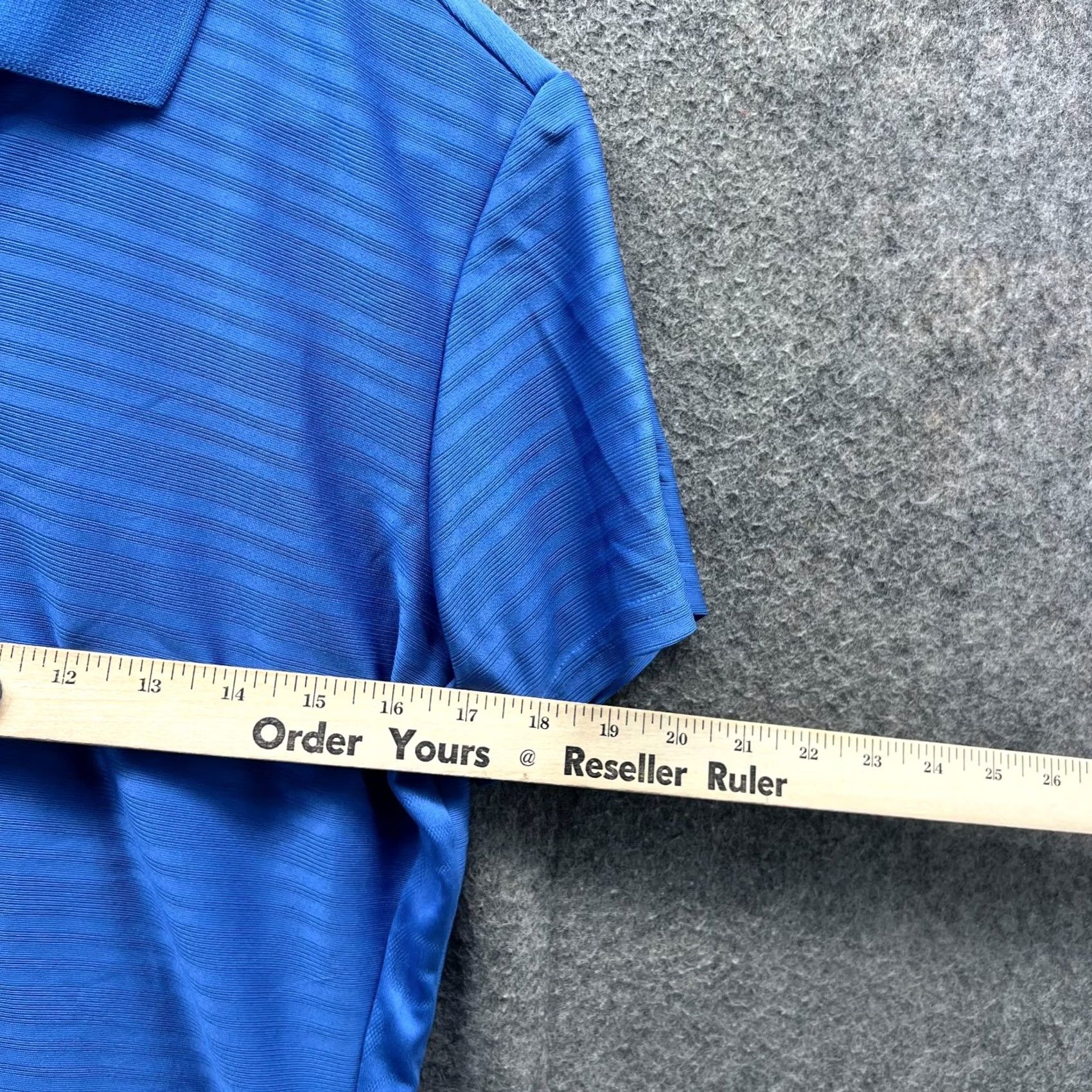 Adidas Adidas Polo Shirt Womens Medium Blue Stripes Polo Shirt Womens M Blue Stripes Preppy Climacool Palmer Golf Club Mens? Size M / US 6-8 / IT 42-44 - 4 Thumbnail