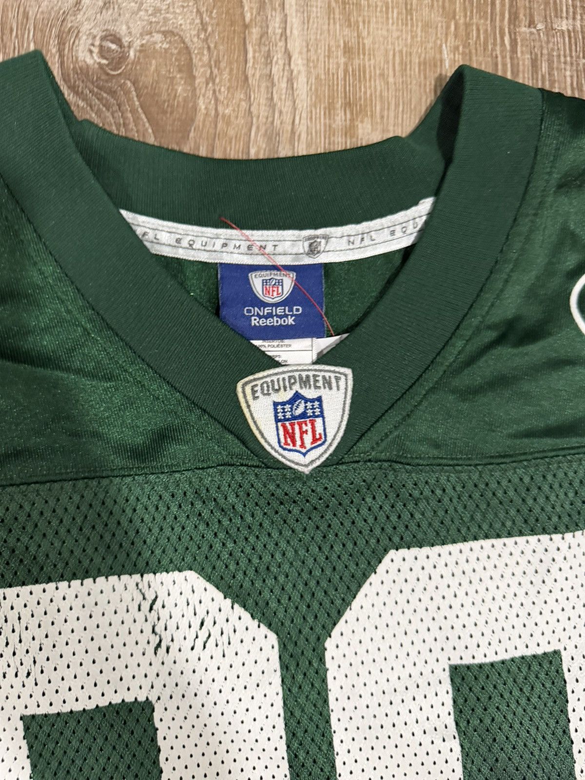 NFL Vintage NY Jets Jersey Size US L / EU 52-54 / 3 - 3 Thumbnail