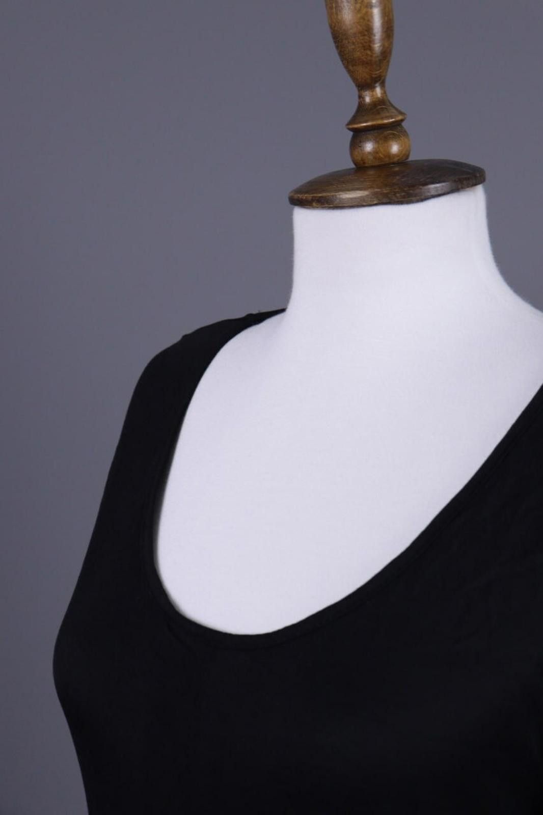 Designer Gudrun Sjoden Black Long Sleeve Scoop Tunic Dress Size M Size M / US 6-8 / IT 42-44 - 9 Thumbnail