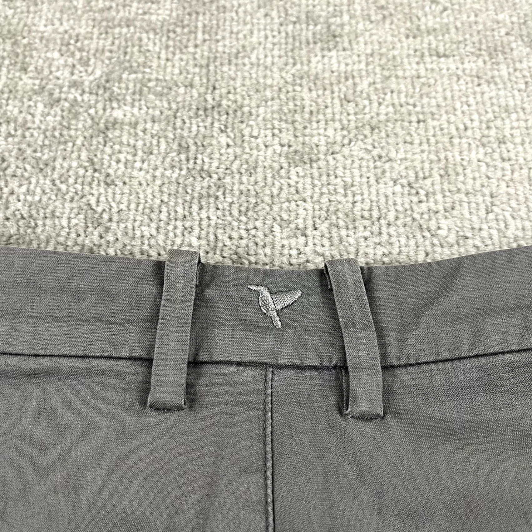 Vintage BIRD DOGS Pants Mens 32 x 32 Slim Tapered Gray Performance Golf Stretch Travel Size US 32 / EU 48 - 3 Thumbnail