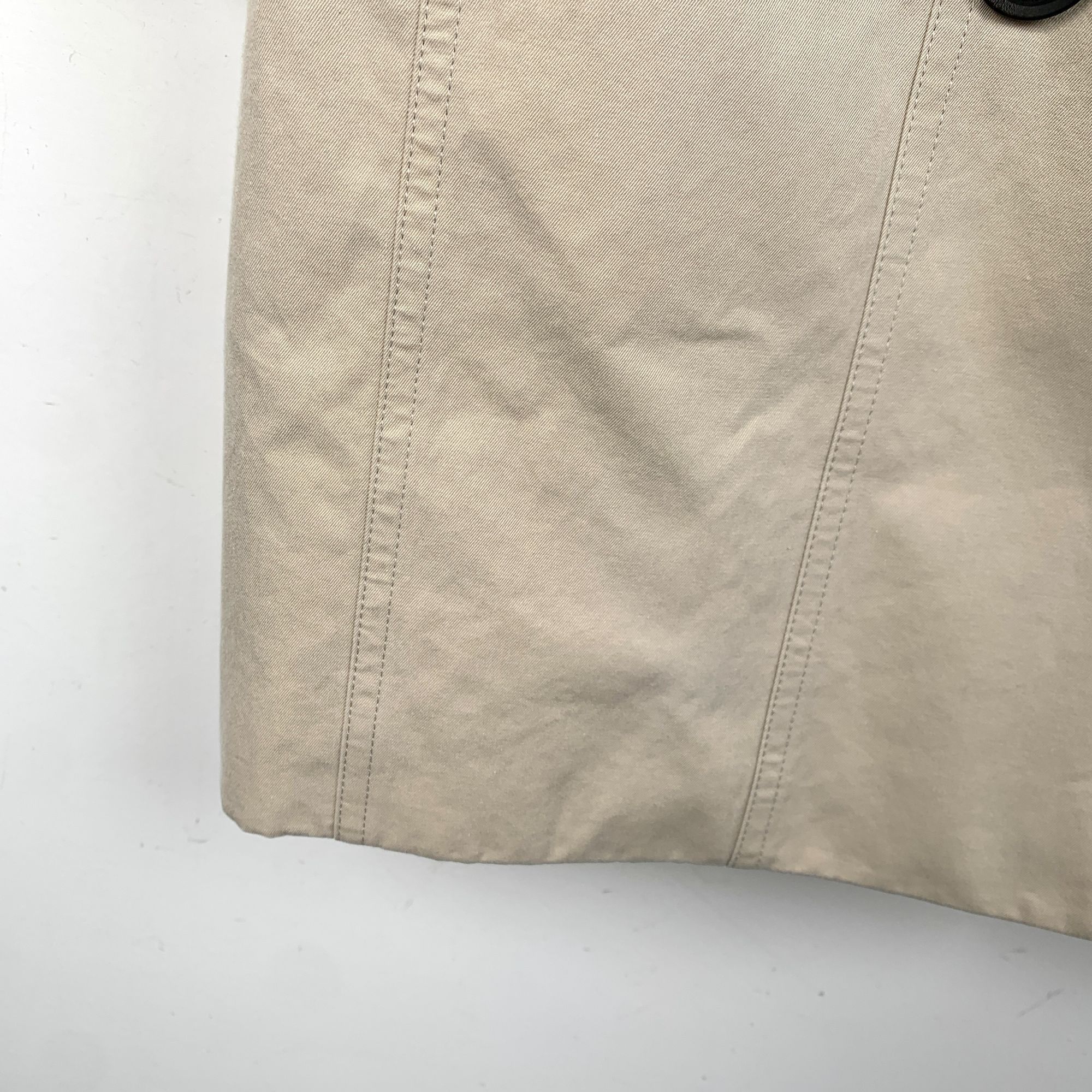 Burberry Burberry Womens Beige Double-Breasted Trench Coat 34 XXS Bel Size XXS / US 00 / IT 34 - 6 Thumbnail