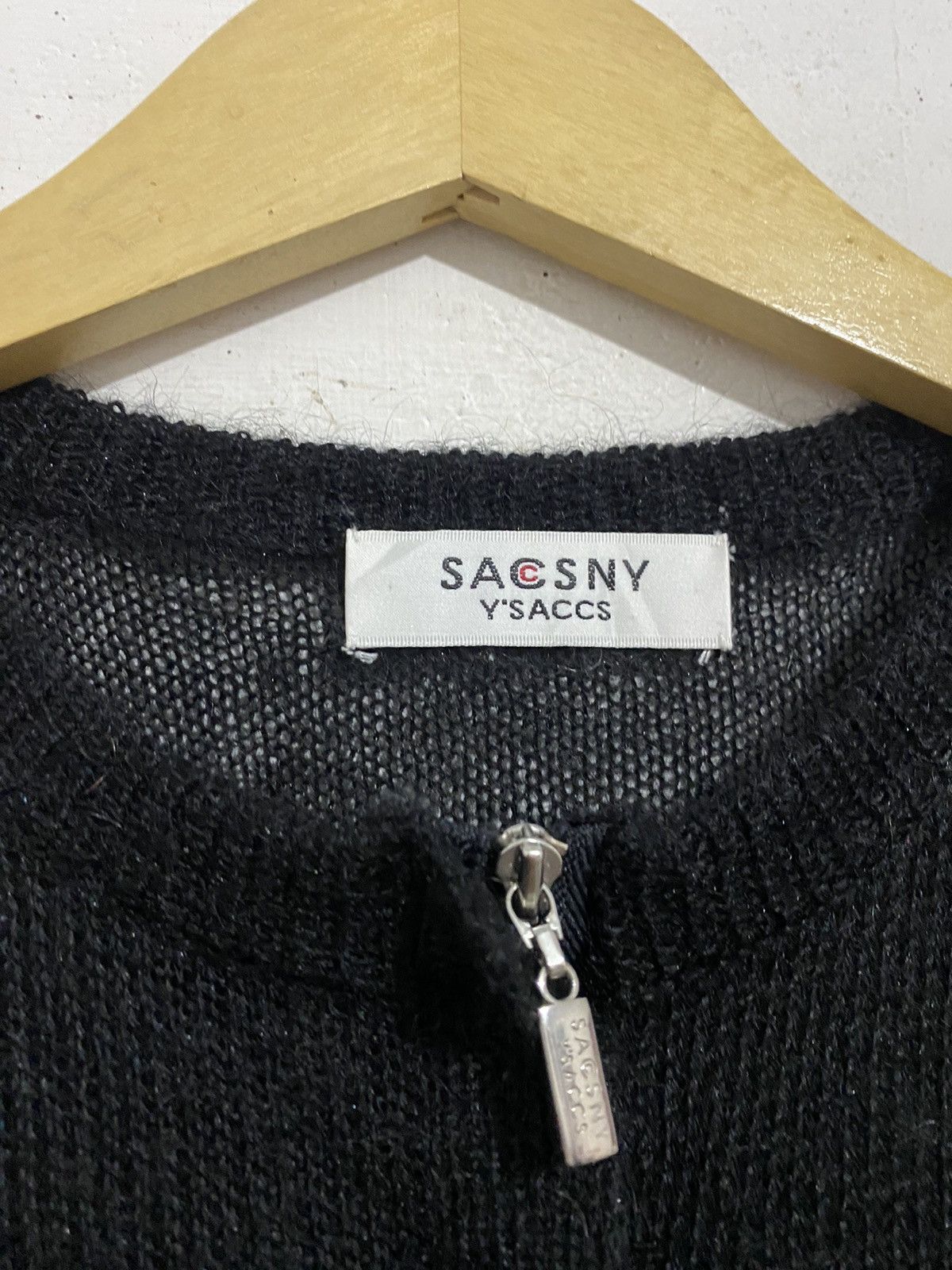 Japanese Brand 🖤BLACKDAY🖤Y'sacca japanese yohjiyamamoto knitted zipper Size US S / EU 44-46 / 1 - 9 Thumbnail