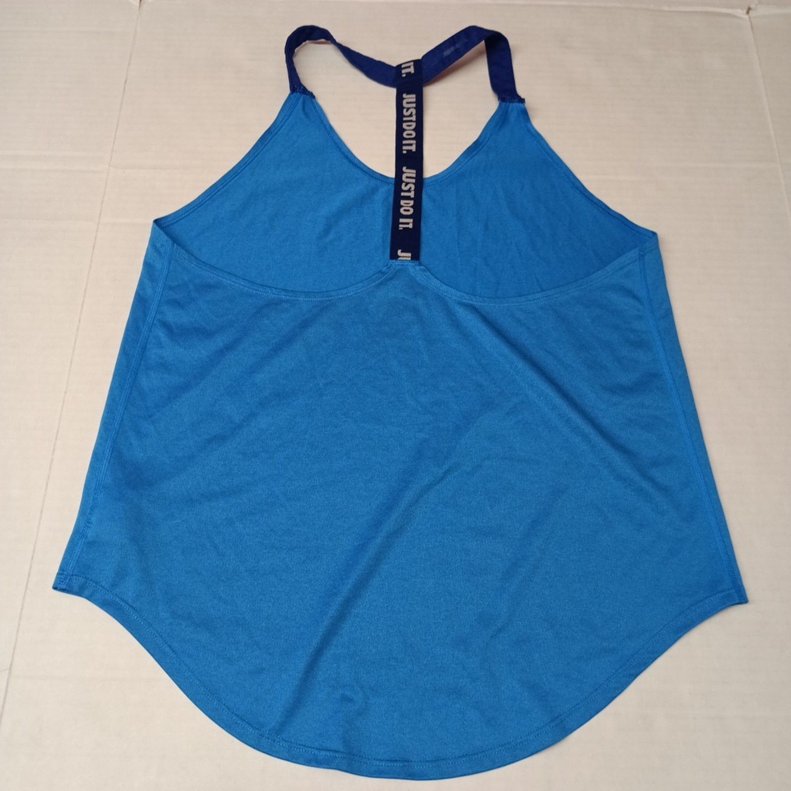 Nike Nike Dri-Fit Just Do It Blue Racer Back Women’s Tank Top M Size M / US 6-8 / IT 42-44 - 6 Thumbnail