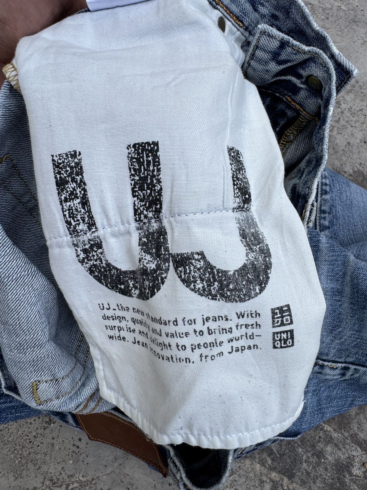 Uniqlo Vintage S002 Uniqlo UJ Distressed Jeans Size US 33 - 8 Thumbnail
