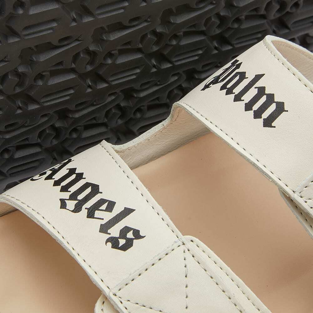 Palm Angels o1y0325 Logo Slippers in Off White/Beige Size US 7 / EU 40 - 2 Thumbnail