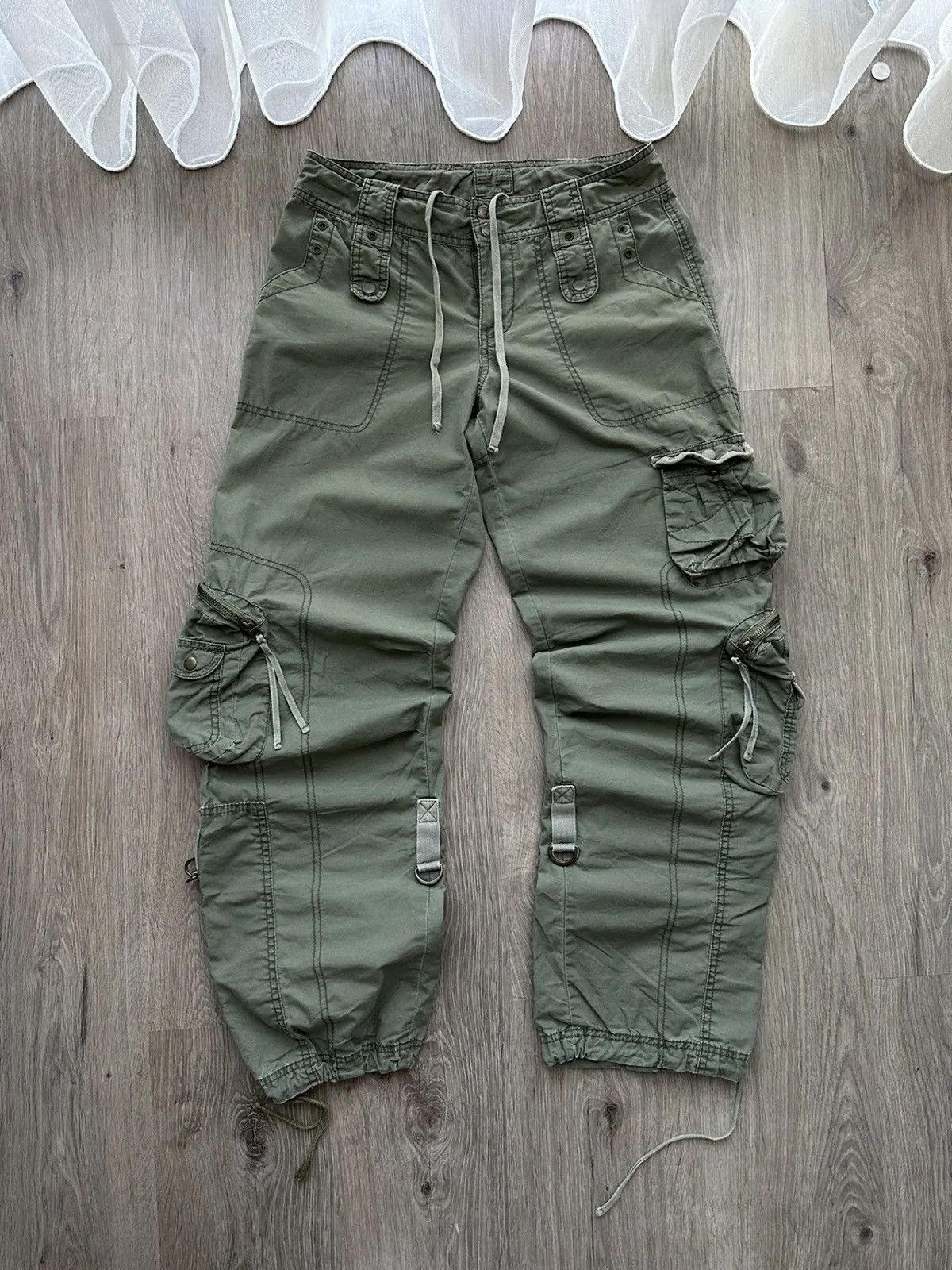 Vintage Japanese Junya Wanatabe Cargo Green Style Y2K Pants