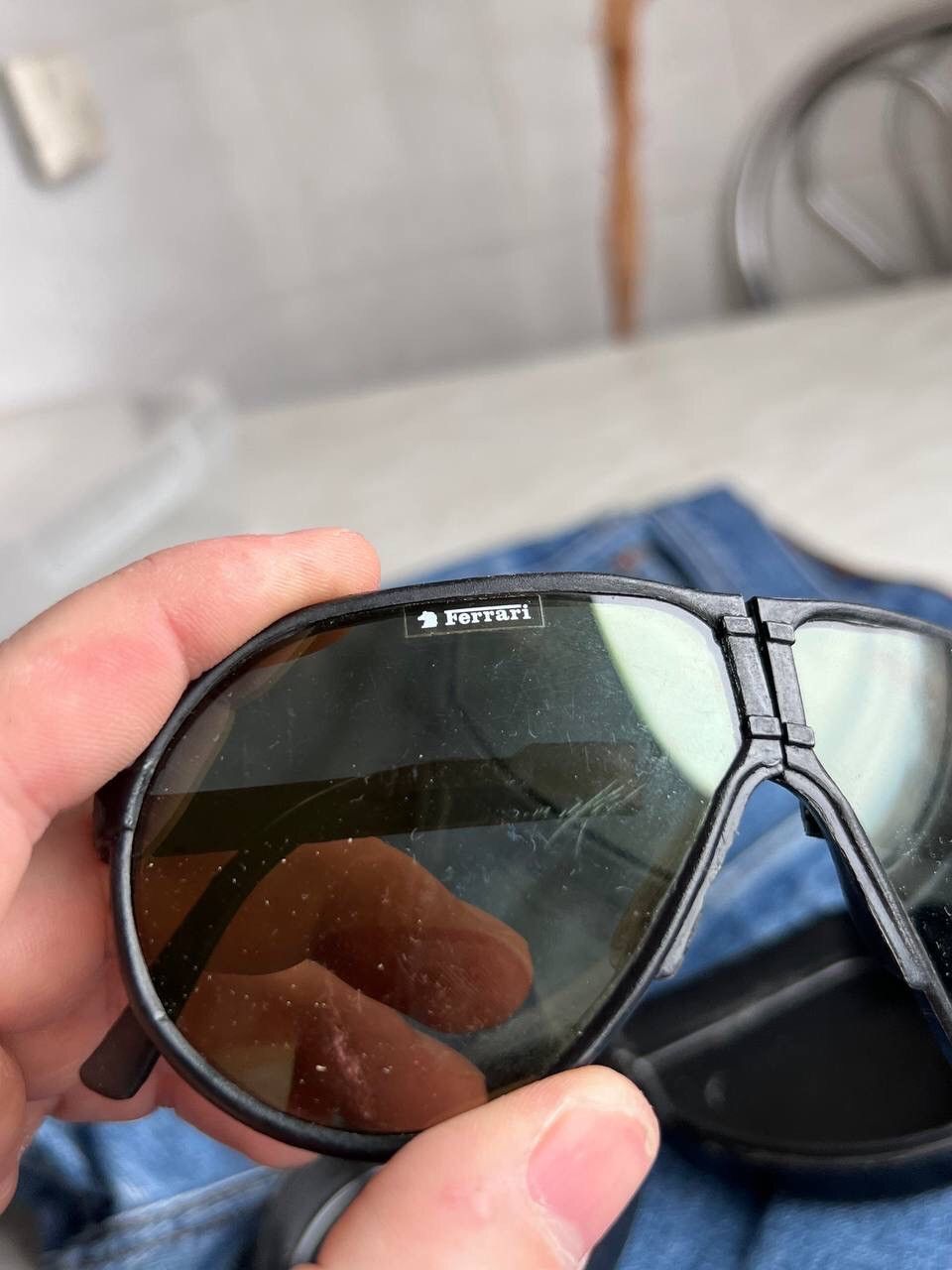 Ferrari × Vintage Rare Retro Racing Ferrari Transformer vintage sunglasses 80s Size ONE SIZE - 12 Thumbnail