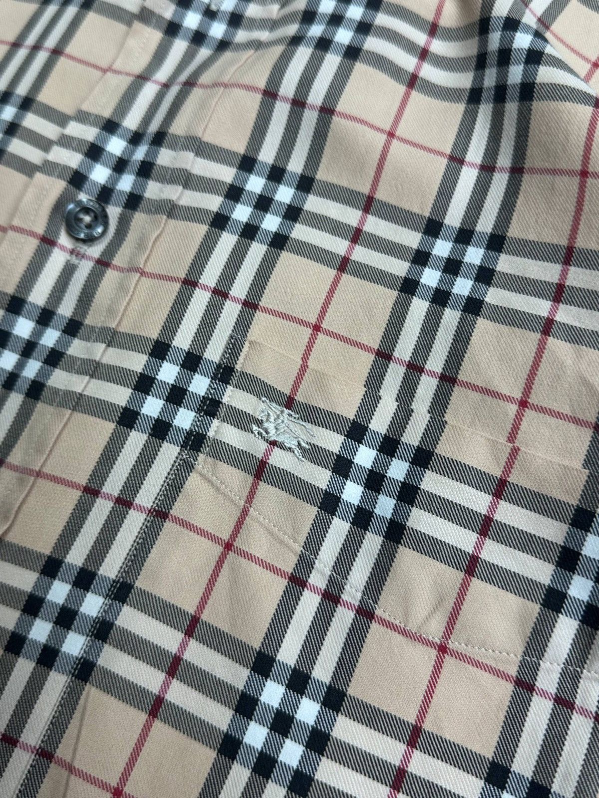 Burberry Vintage Burberry Nova Check Button Shirt XL Size US XL / EU 56 / 4 - 3 Thumbnail