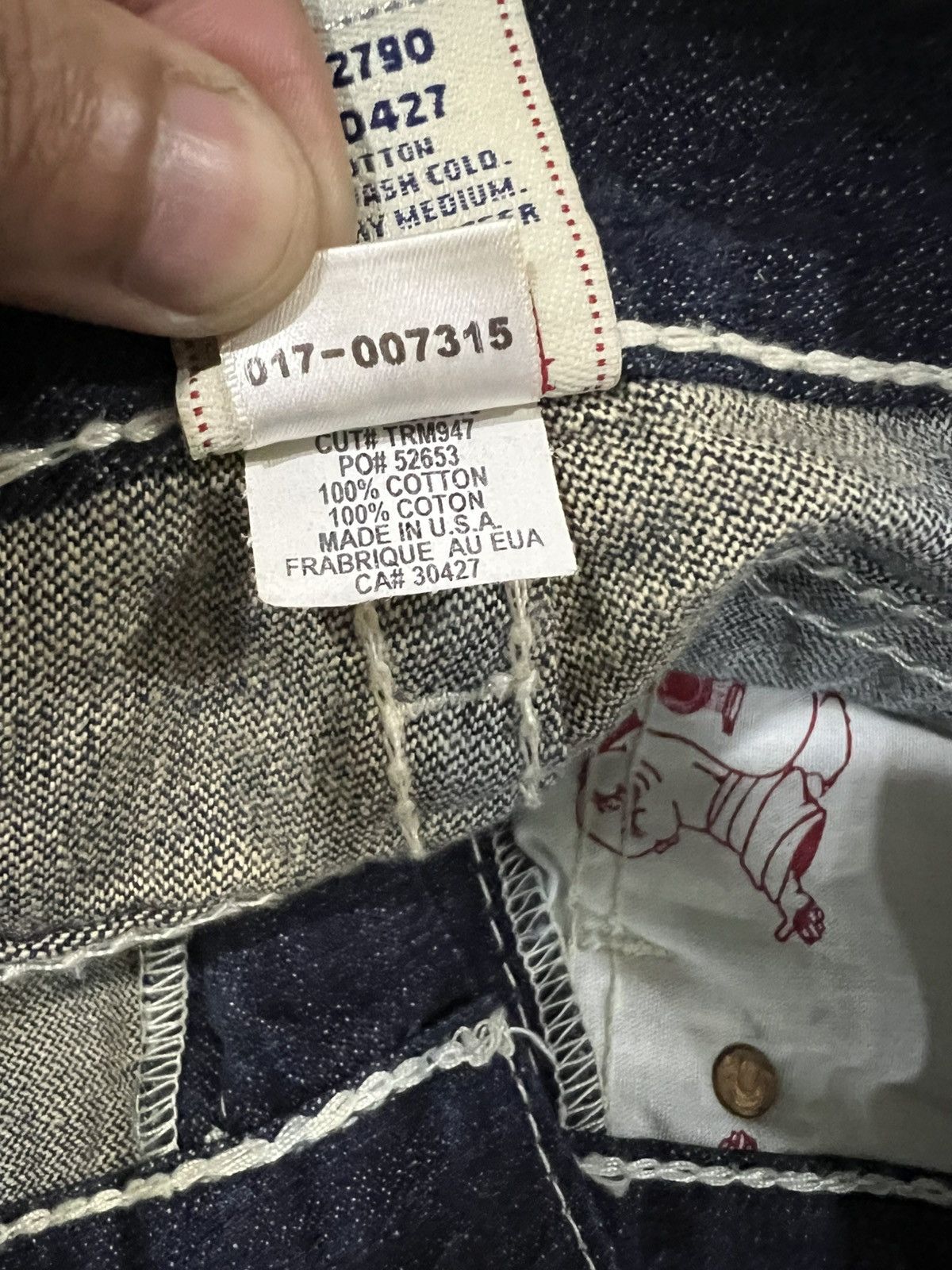 True Religion Y2K True Religion Billy Big T Made in USA Flare Jeans Denim Size US 31 - 9 Thumbnail
