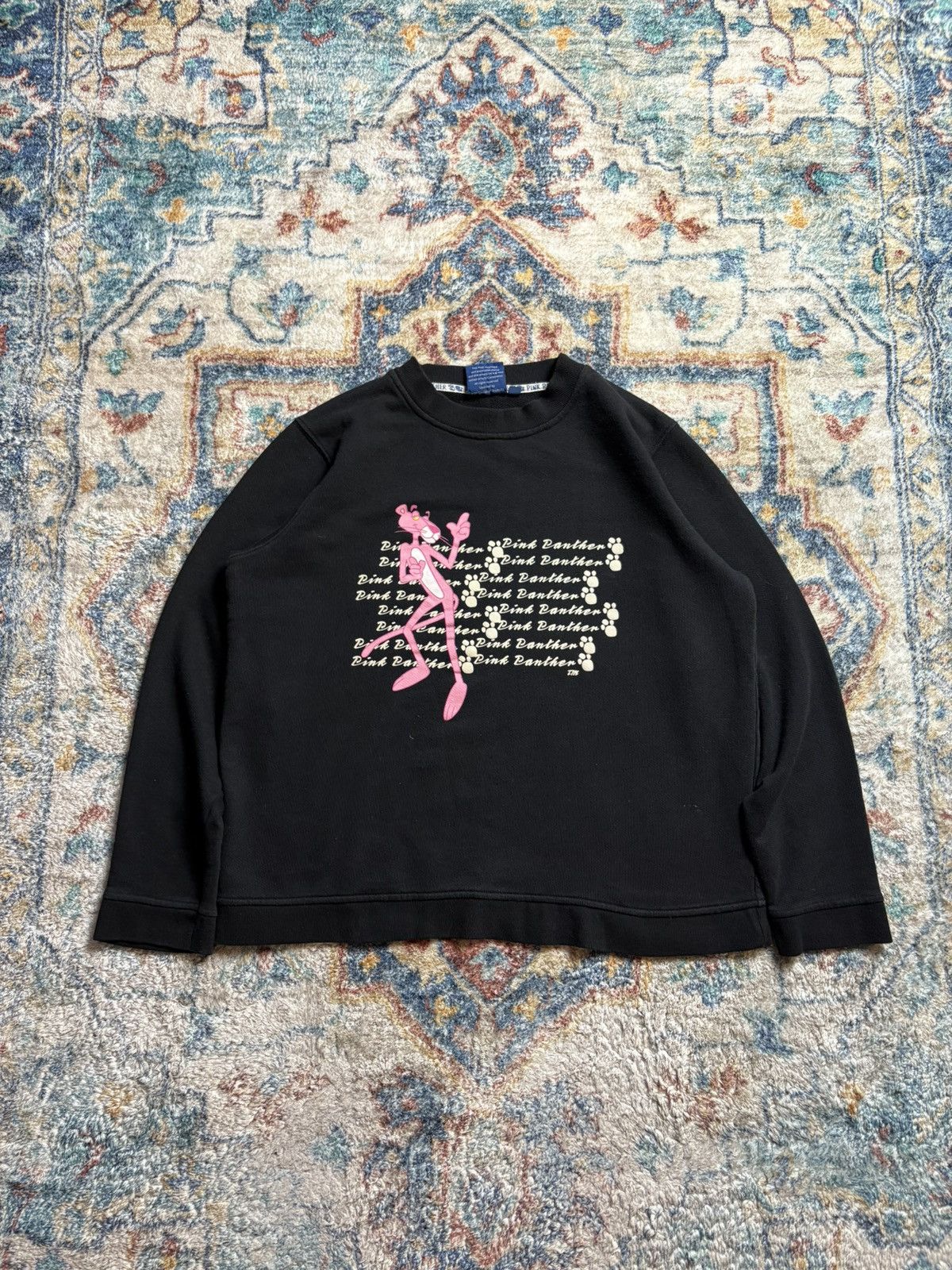 Vintage Vintage Pink Panther Crewneck Medium Size US M / EU 48-50 / 2 - 1 Thumbnail