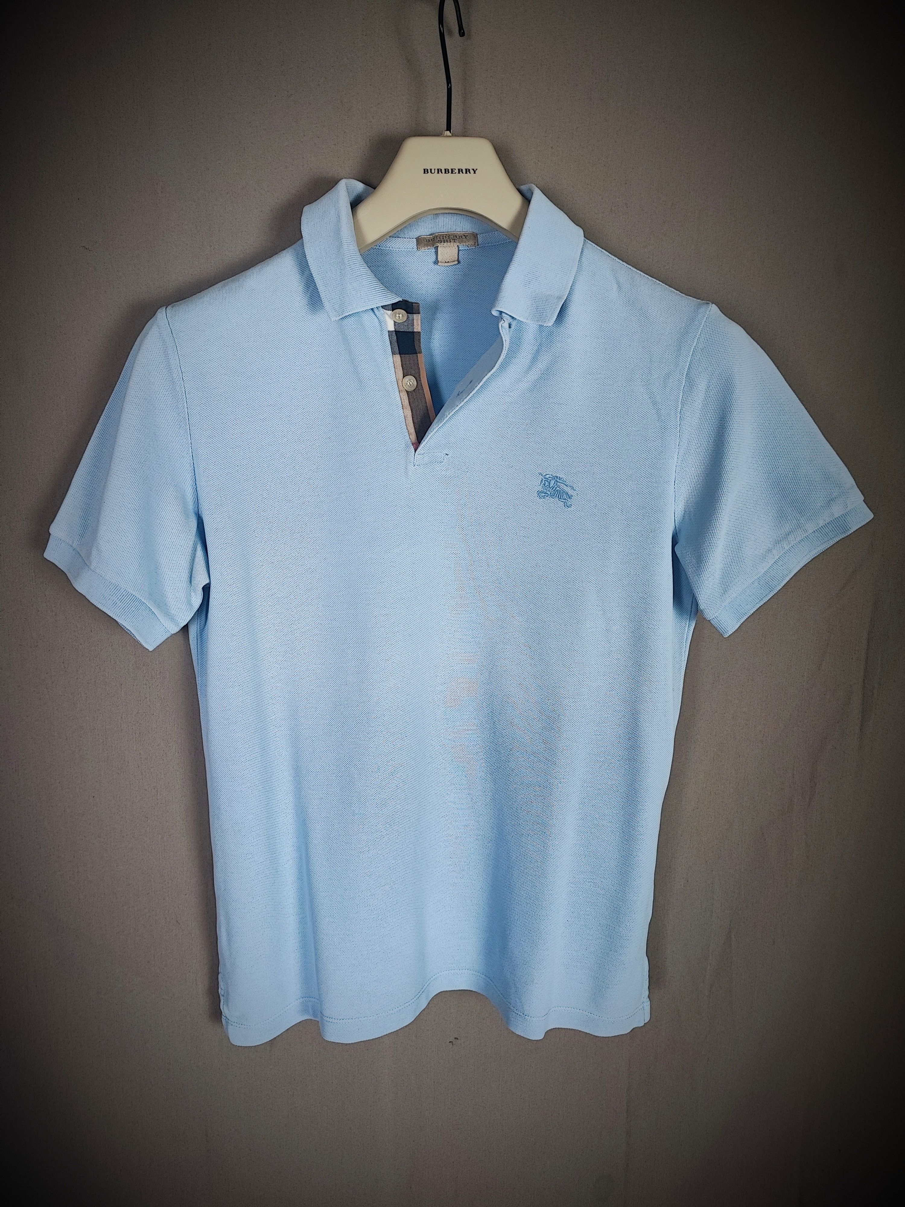 Burberry Burberry Polo M blue Size US M / EU 48-50 / 2 - 1 Thumbnail