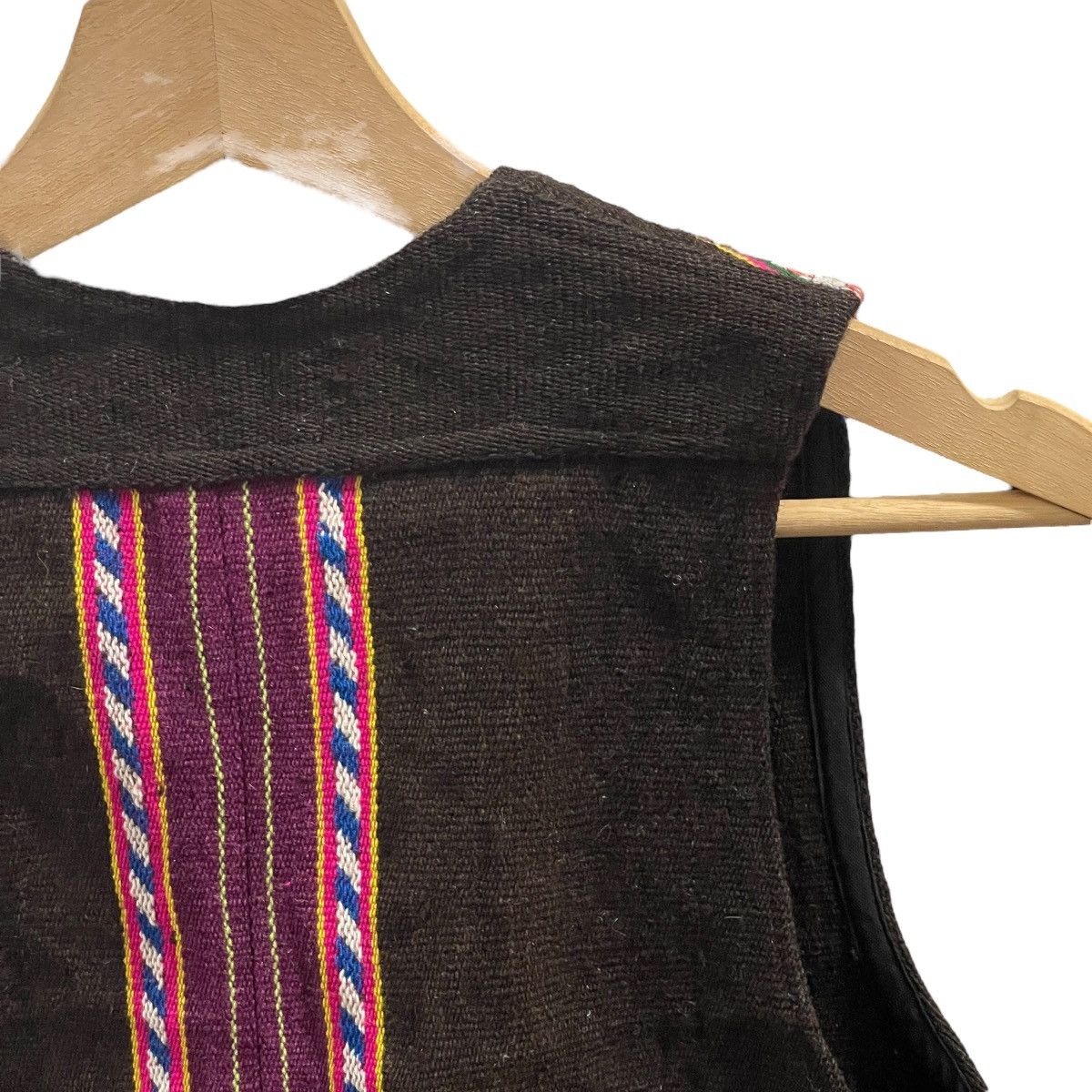 Vintage Vintage Tela Embroidered Handmade Ethnic Tribal Wool Vest Size US XS / EU 42 / 0 - 9 Thumbnail