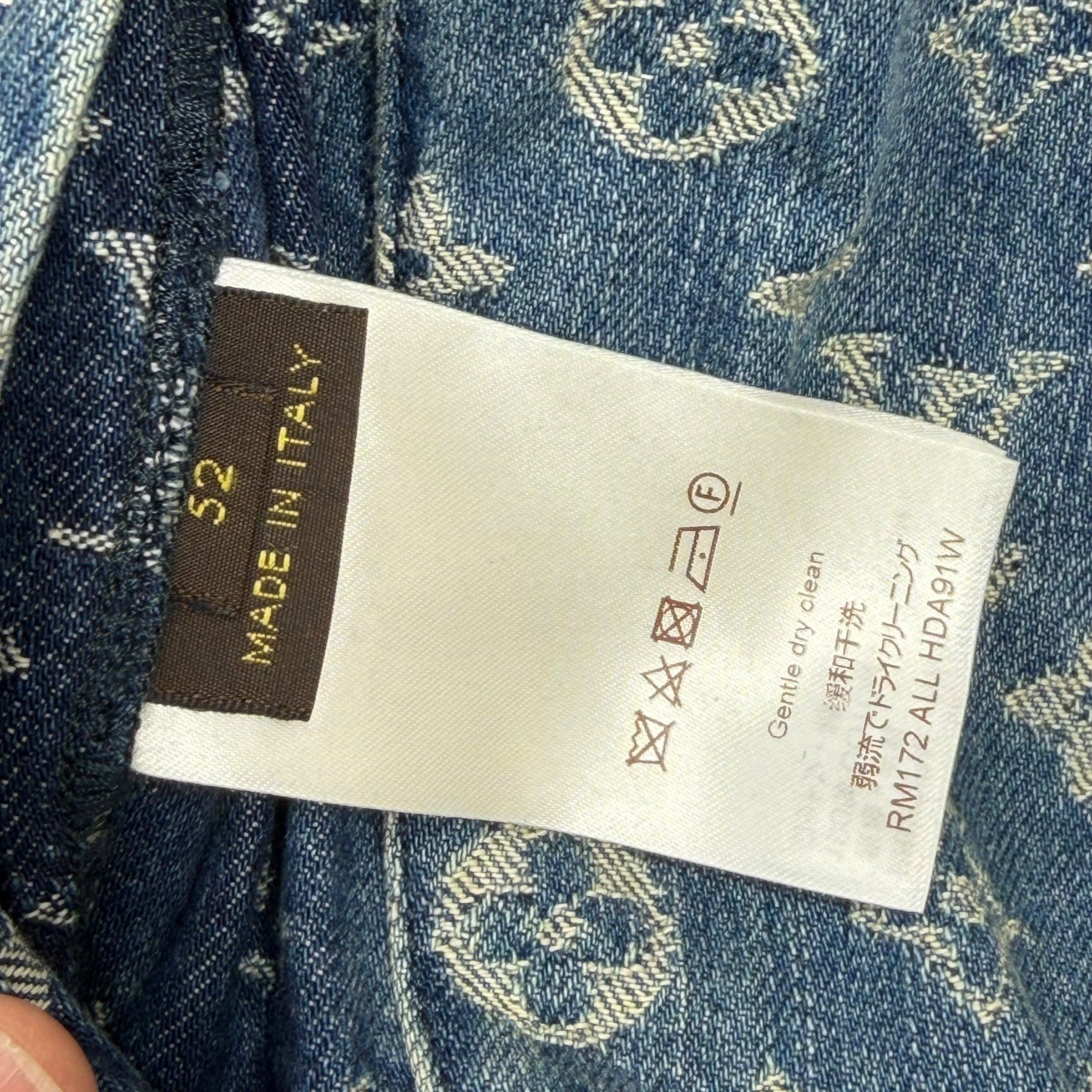 Louis Vuitton Louis Vuitton x Supreme Monogram Denim Jacket 52 (L) Size US L / EU 52-54 / 3 - 7 Thumbnail