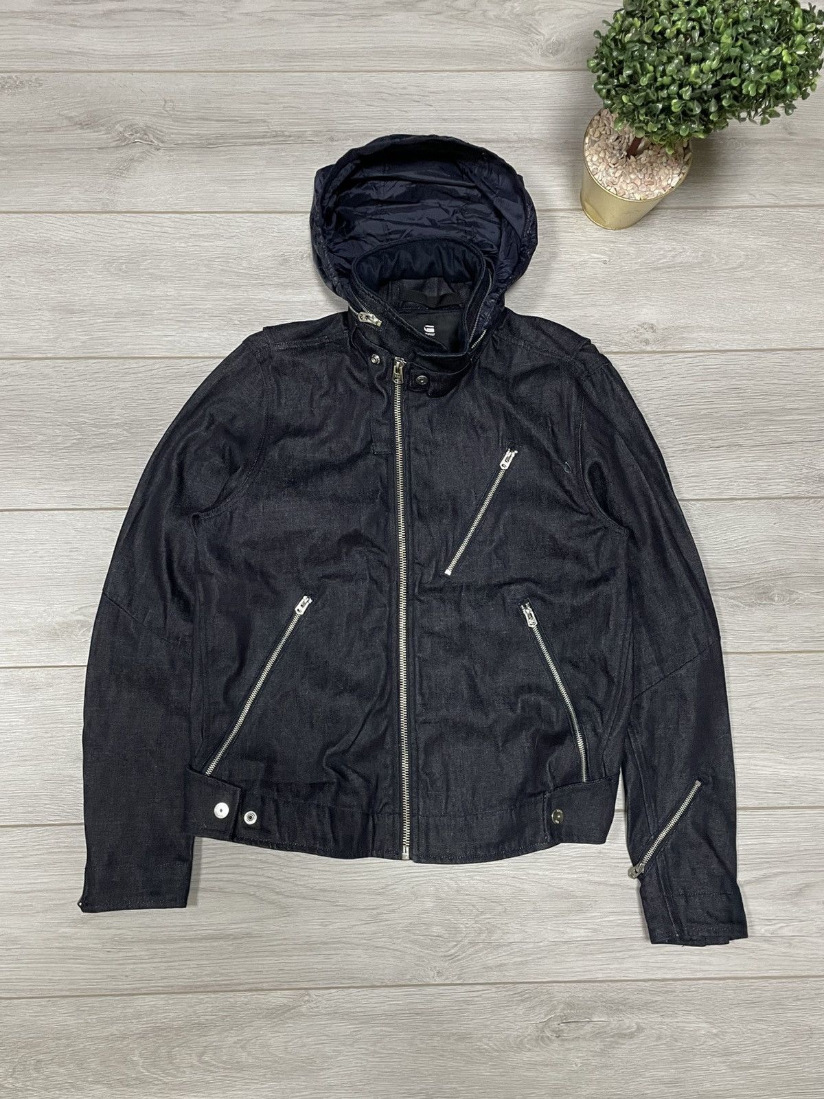 G-Star G star zippers heavy weight denim jacket Size US L / EU 52-54 / 3 - 1 Thumbnail