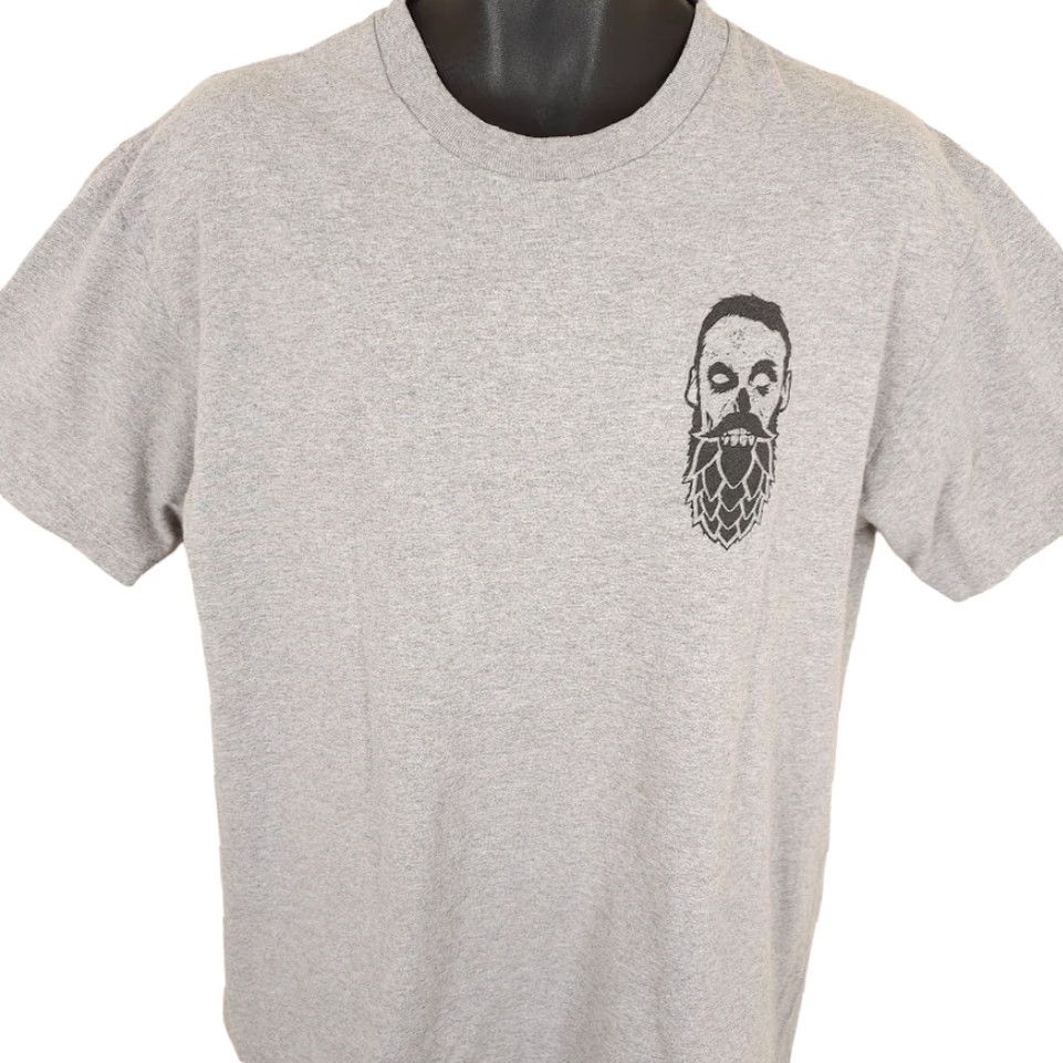 Vintage Beer Zombies T Shirt Mens Large Gray Festival Las Vegas 420 Promotional Souvenir Craft Beer Theme Shirt Size US L / EU 52-54 / 3 - 2 Thumbnail