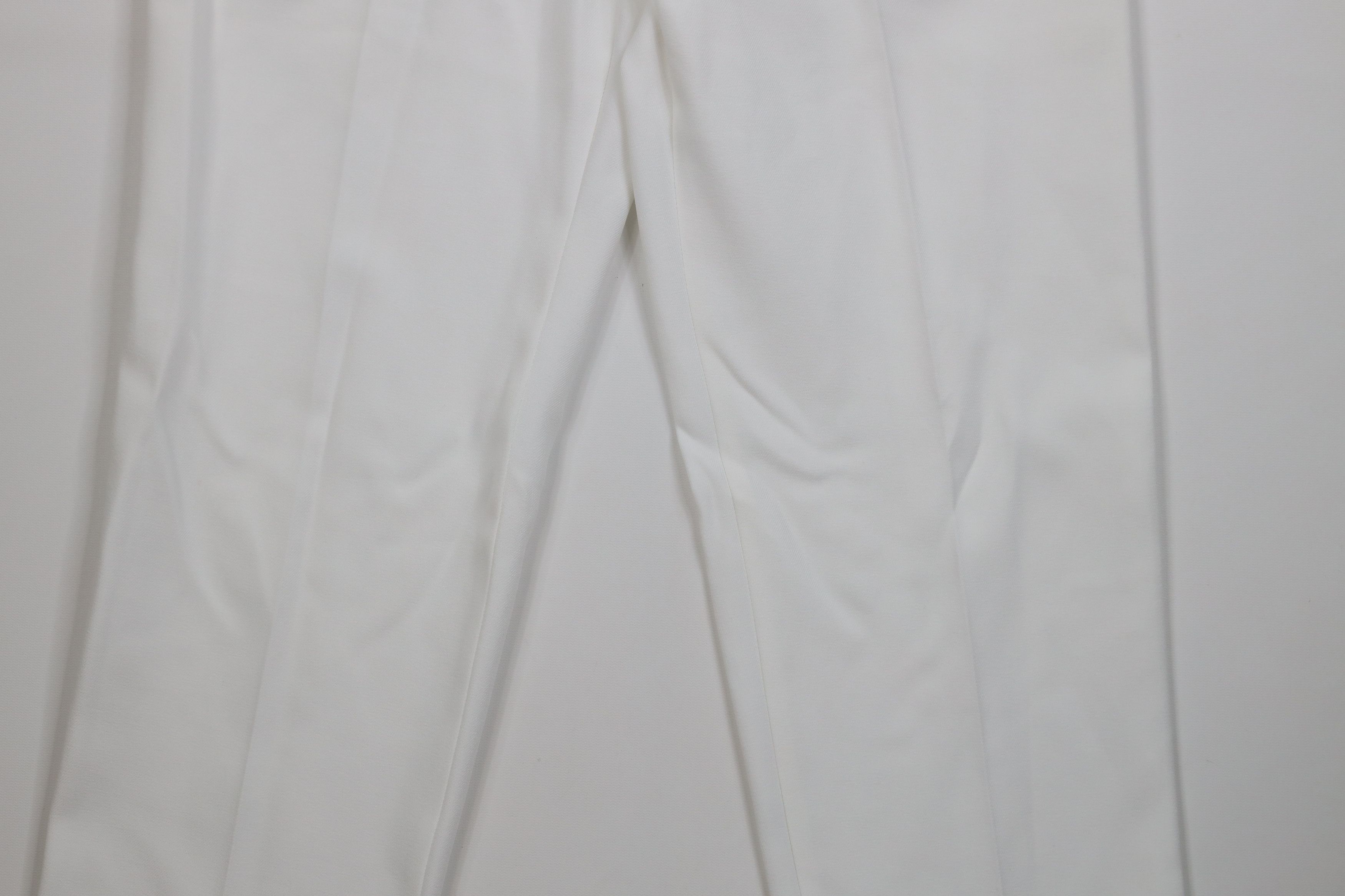 Levi's Vintage 70s 80s Levis Fit Pleated Knit Chino Pants White USA Size 28" / US 6 / IT 42 - 3 Thumbnail