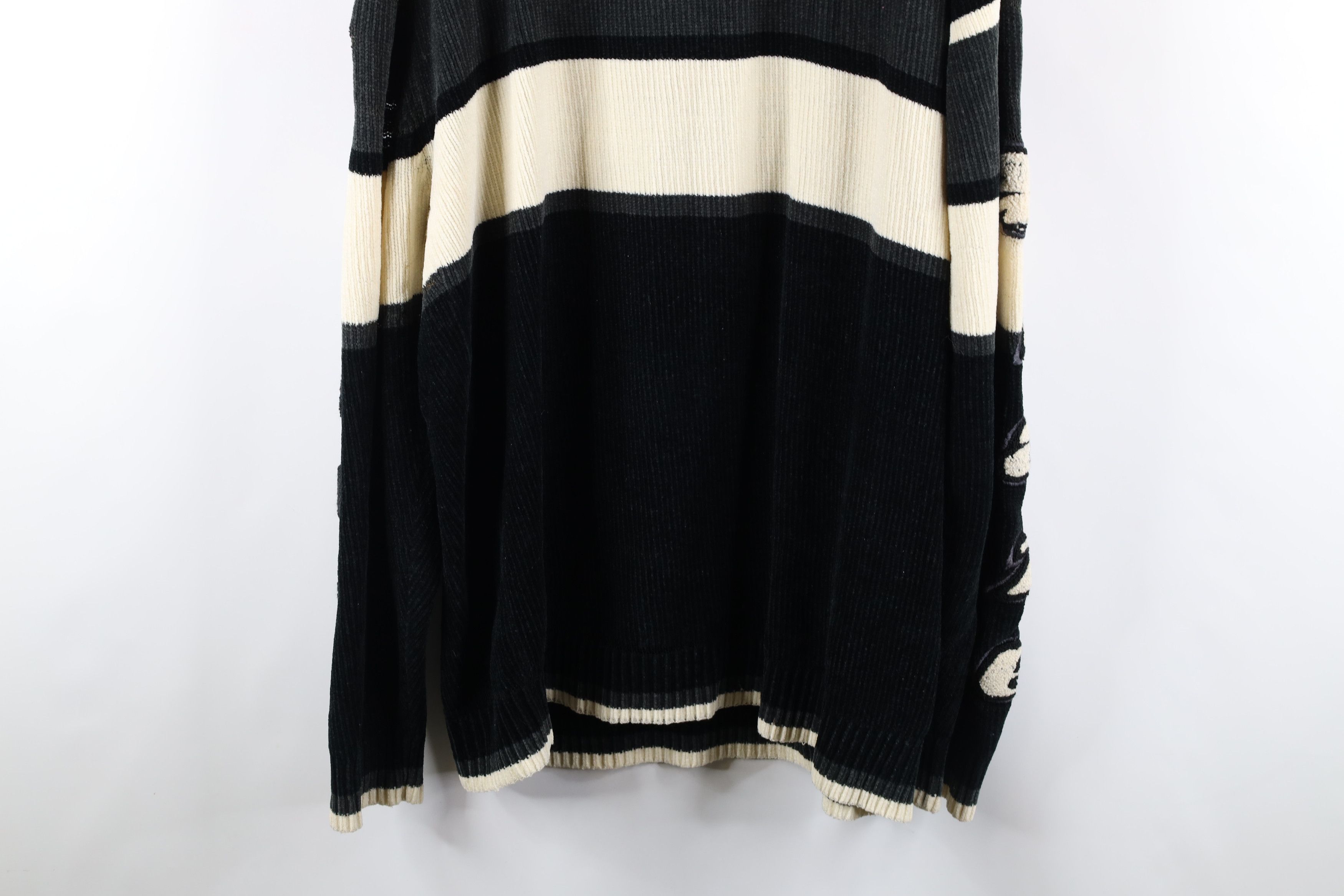 Vintage Vintage 90s Johnny Blaze Man Wu Tang Clan Knit Sweater Size US XL / EU 56 / 4 - 15 Thumbnail