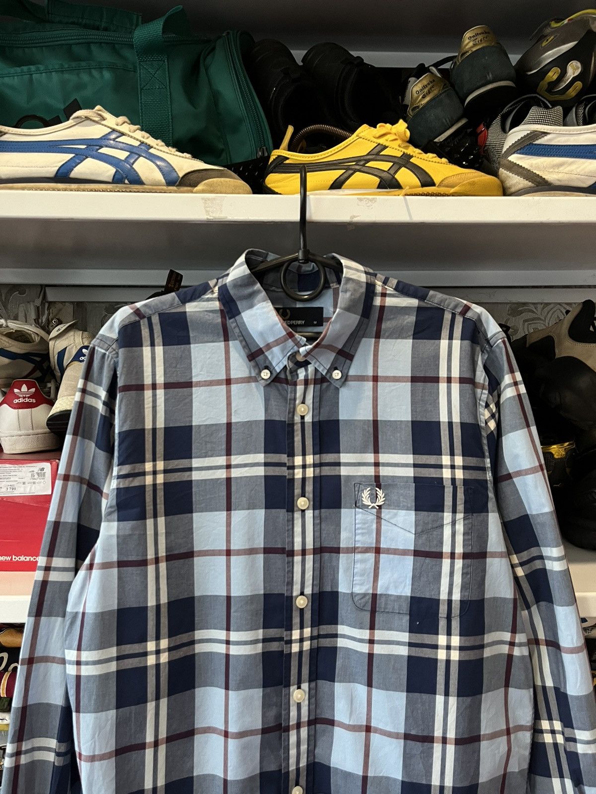 Fred Perry Vintage Fred Perry Plaid Shirt Size M Y2K Size US M / EU 48-50 / 2 - 3 Thumbnail