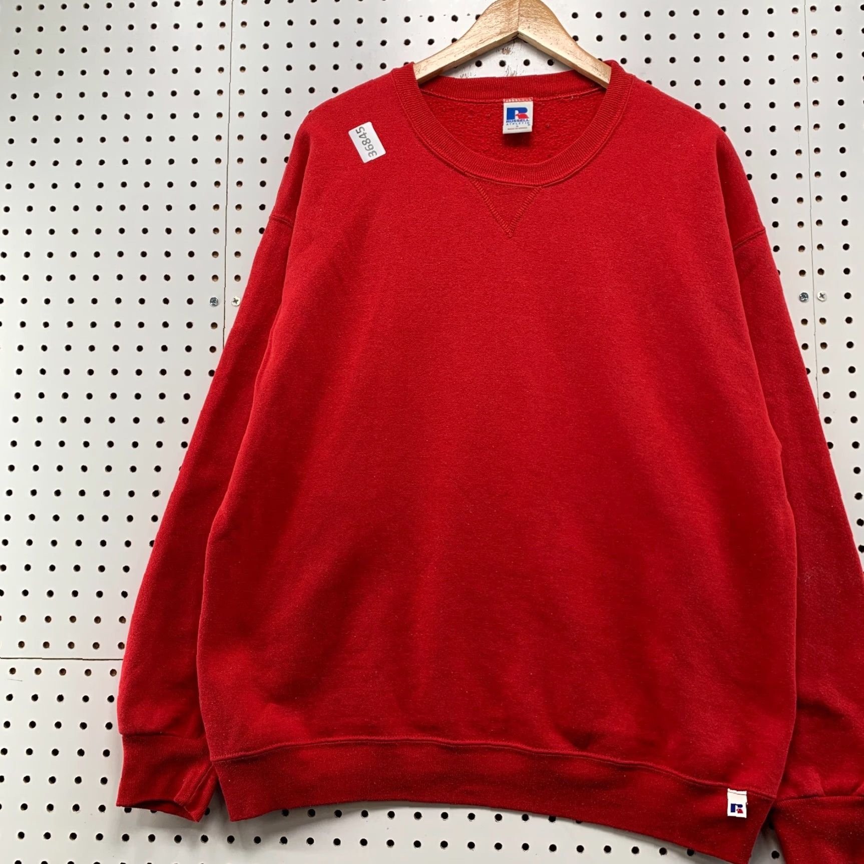 Russell Athletic VTG Russell Athletic Crewneck Sweatshirt Mens Large Red 90s Pullover USA 25x29 Mens Size US L / EU 52-54 / 3 - 3 Thumbnail