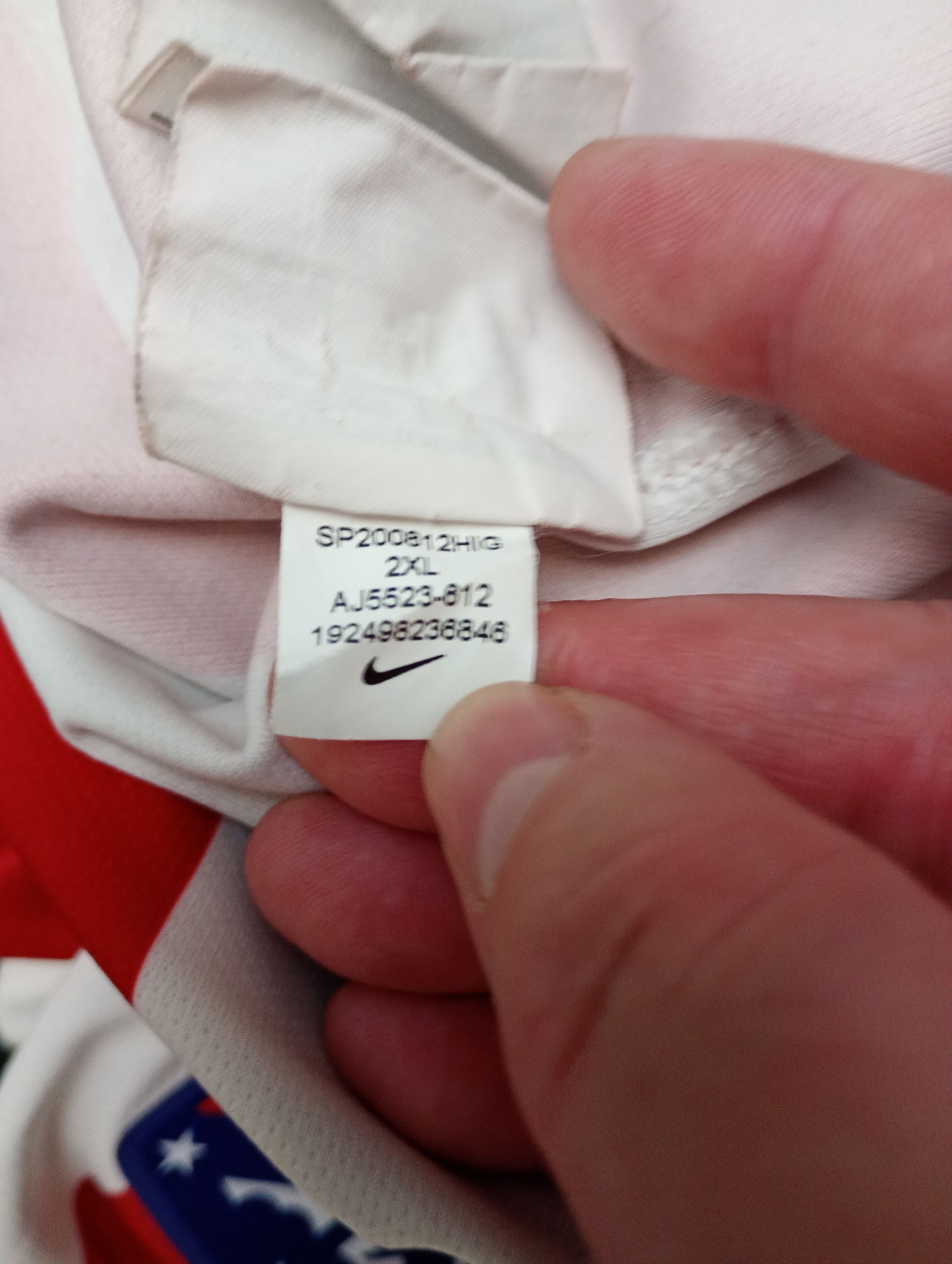 Nike Nike Atletico Madrid Home jersey 2019-2020 Size US XXL / EU 58 / 5 - 17 Thumbnail