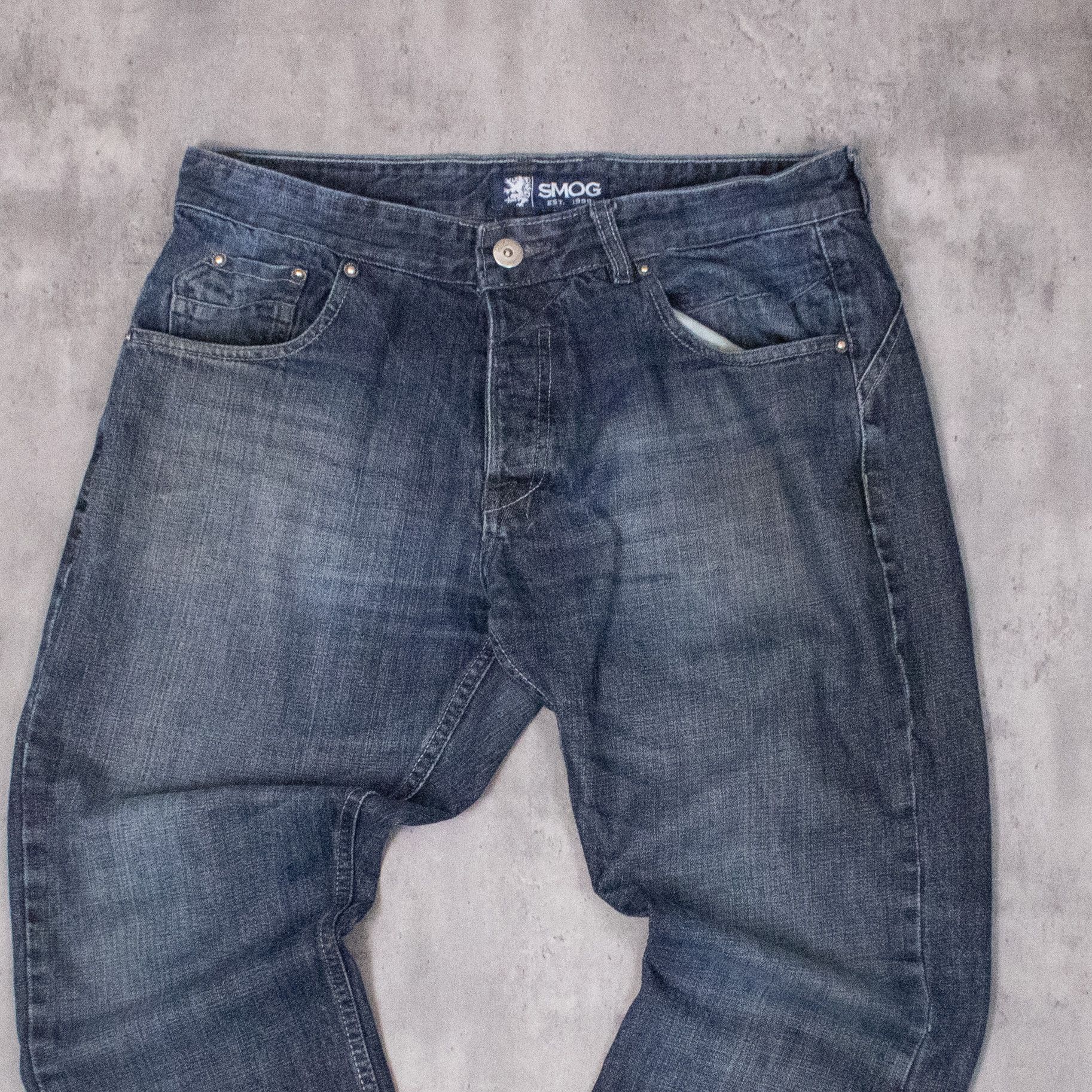 Other Y2K 2000's Smog Baggy Relax Fit Carrot Fit Indigo Denim Size US 36 / EU 52 - 5 Thumbnail