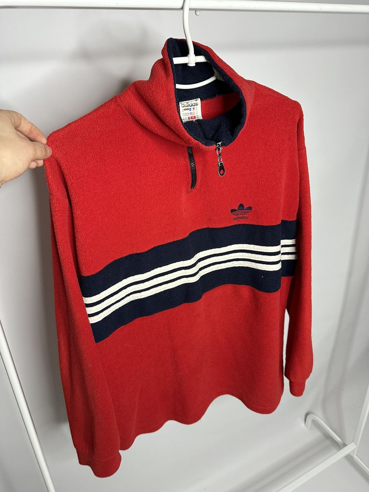 Adidas × Vintage Adidas Vintage Fleece Size US L / EU 52-54 / 3 - 4 Thumbnail