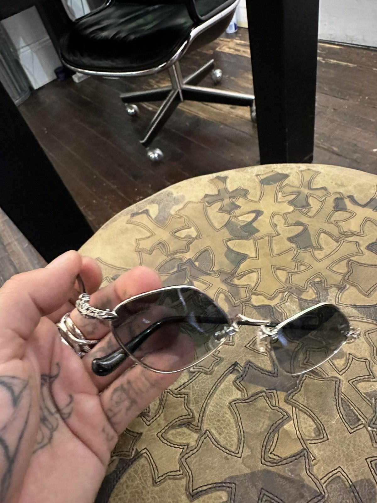 Chrome Hearts Chrome hearts DIAMOND DOG SUNGLASSES NEW Size ONE SIZE - 2 Thumbnail