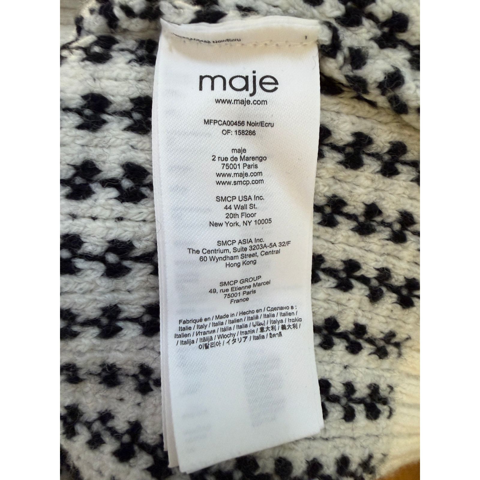 Maje Maje NWT Millesime Cardigan Size S / US 4 / IT 40 - 4 Thumbnail