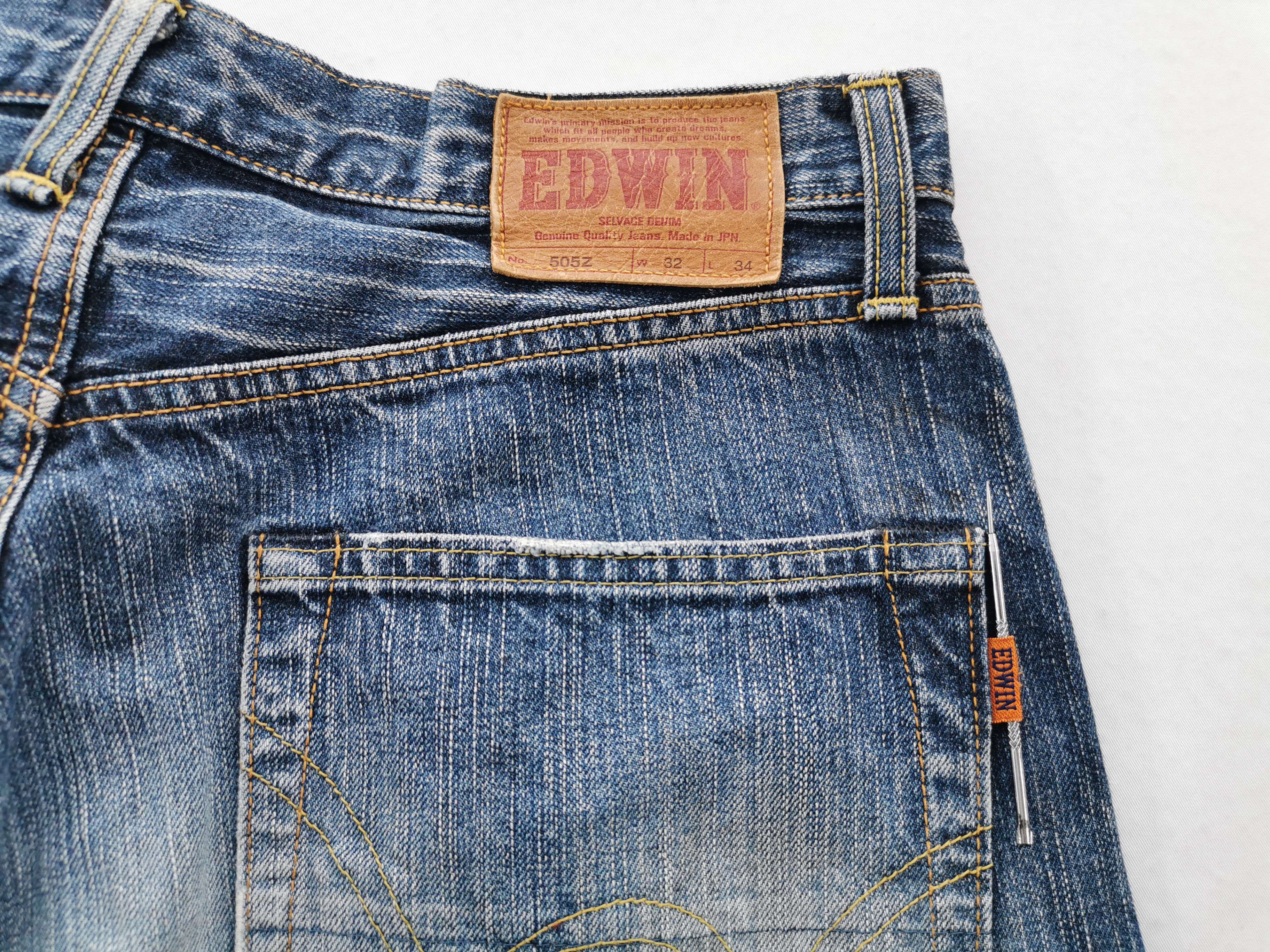 Edwin Vintage 90s Edwin Lot 505Z Selvedge Denim Made In Japan Size US 33 - 7 Thumbnail