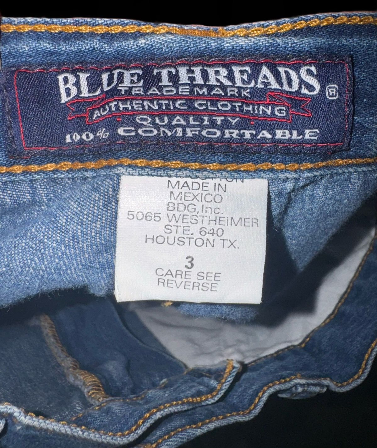 Designer × Vintage Blue Threads Classic Vintage Womens Size 3 Blue Denim Shorts Size 26" / US 2 / IT 38 - 4 Thumbnail