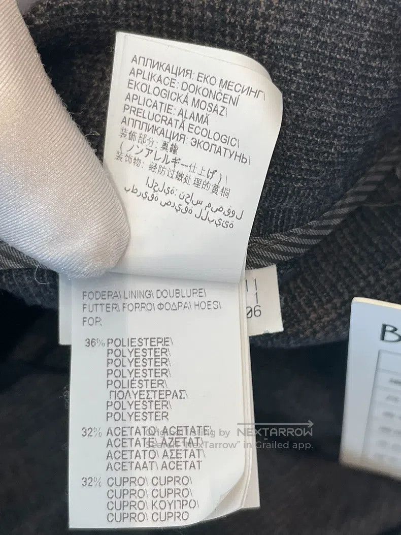 Brunello Cucinelli Brunello Cucinelli Black Grey Beaded New Wool Long Trouser Size 25" / US 0 / IT 36 - 8 Thumbnail