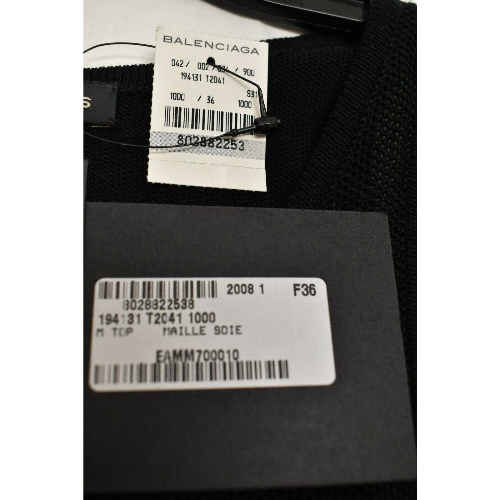 Balenciaga BALENCIAGA BLACK RED SILK KNIT 2X ZIP SLEEVELESS TOP 36 Size XS / US 0-2 / IT 36-38 - 11 Thumbnail