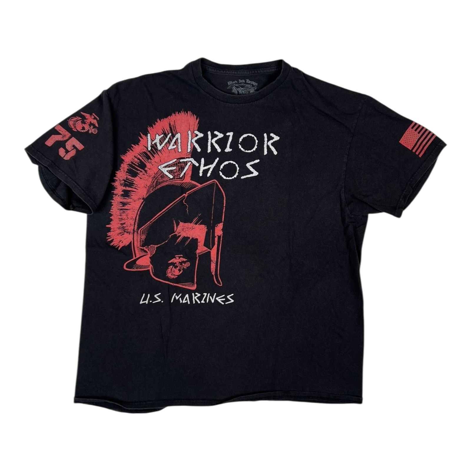 Other Black Ink Design USMC T-Shirt US Marines Warrior Ethos Men's Size US XL / EU 56 / 4 - 1 Thumbnail
