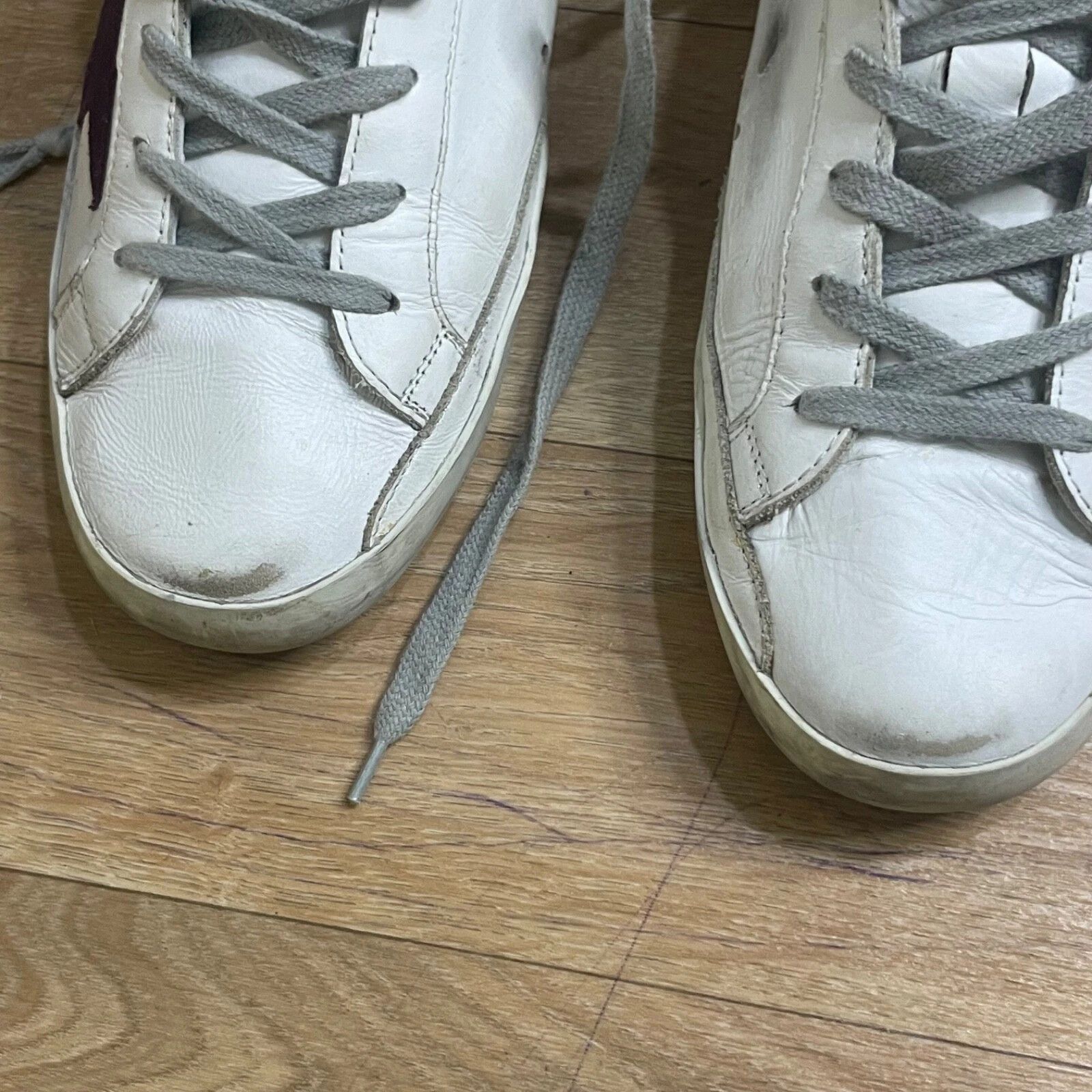 Golden Goose GGDB Golden Goose Sneakers Supersta low top womens white Size US 8 / IT 38 - 6 Thumbnail