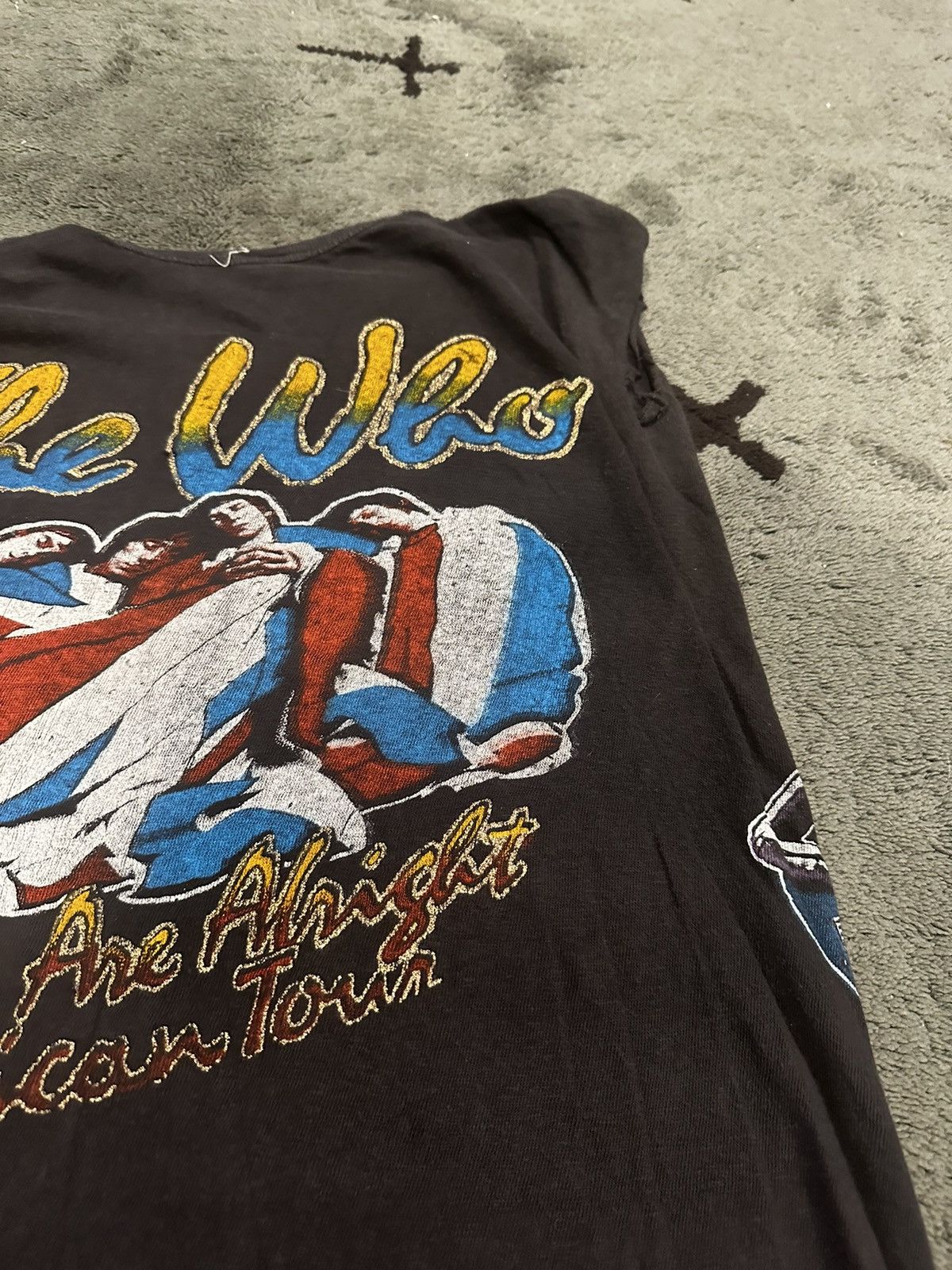 Band Tees × Vintage Vintage 80’s The Who “ Maximum R&B Cut Sleeve T Shirt Size US S / EU 44-46 / 1 - 8 Thumbnail