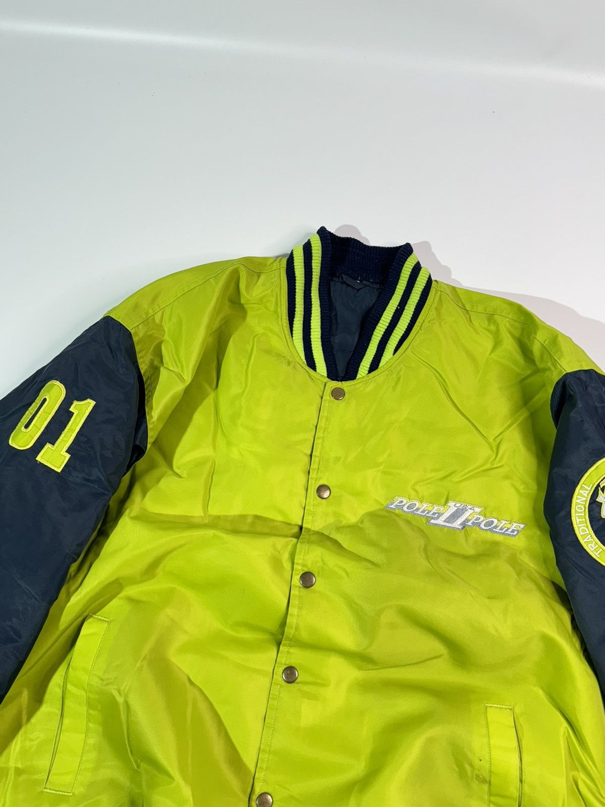 Vintage Vintage Pole Pole varsity bomber jacket satin y2k 90 00 swag Size US XL / EU 56 / 4 - 3 Thumbnail