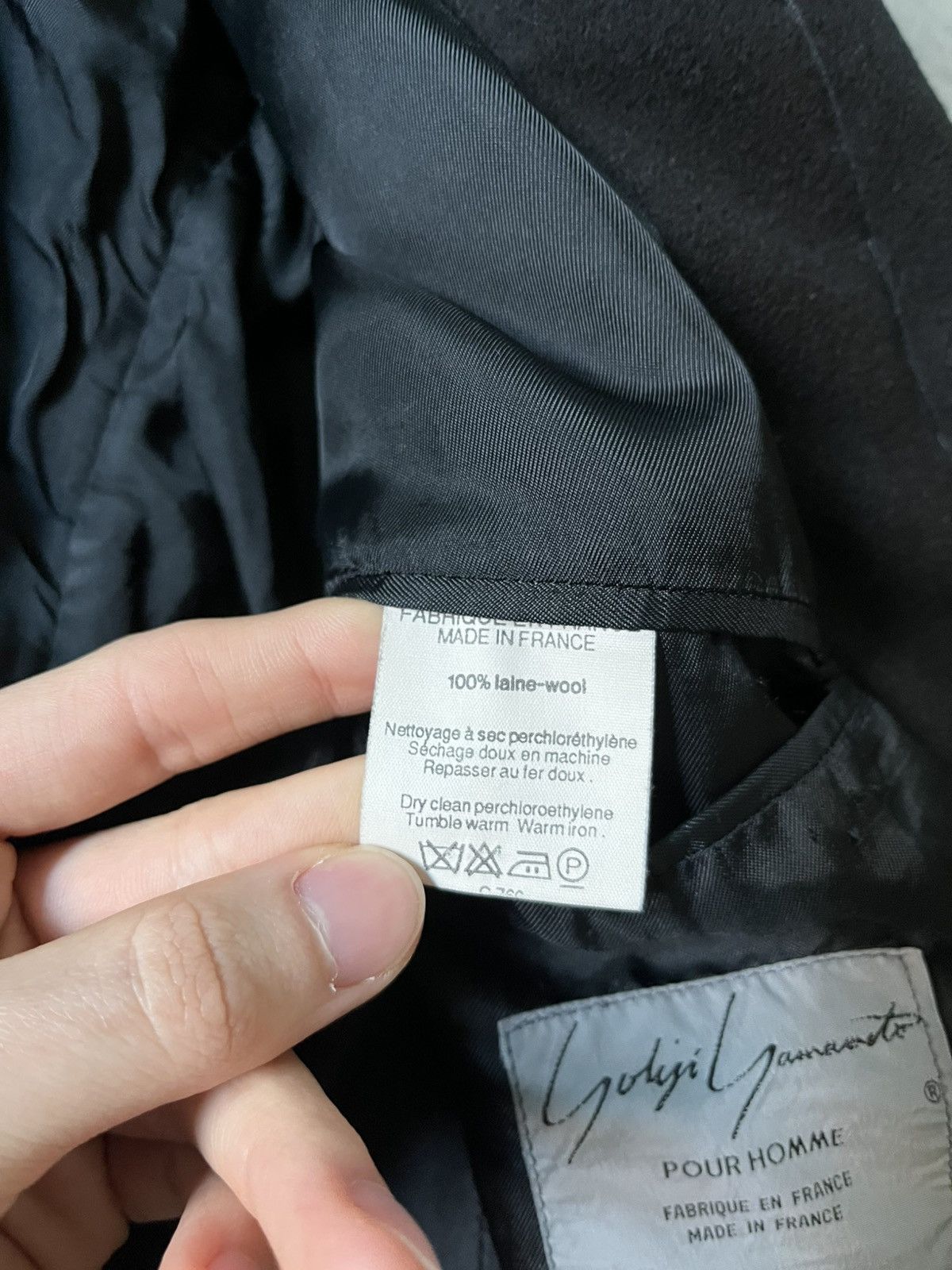 Yohji Yamamoto Yohji Yamamoto F/W 96 archival wool Jacket black Size US M / EU 48-50 / 2 - 15 Thumbnail