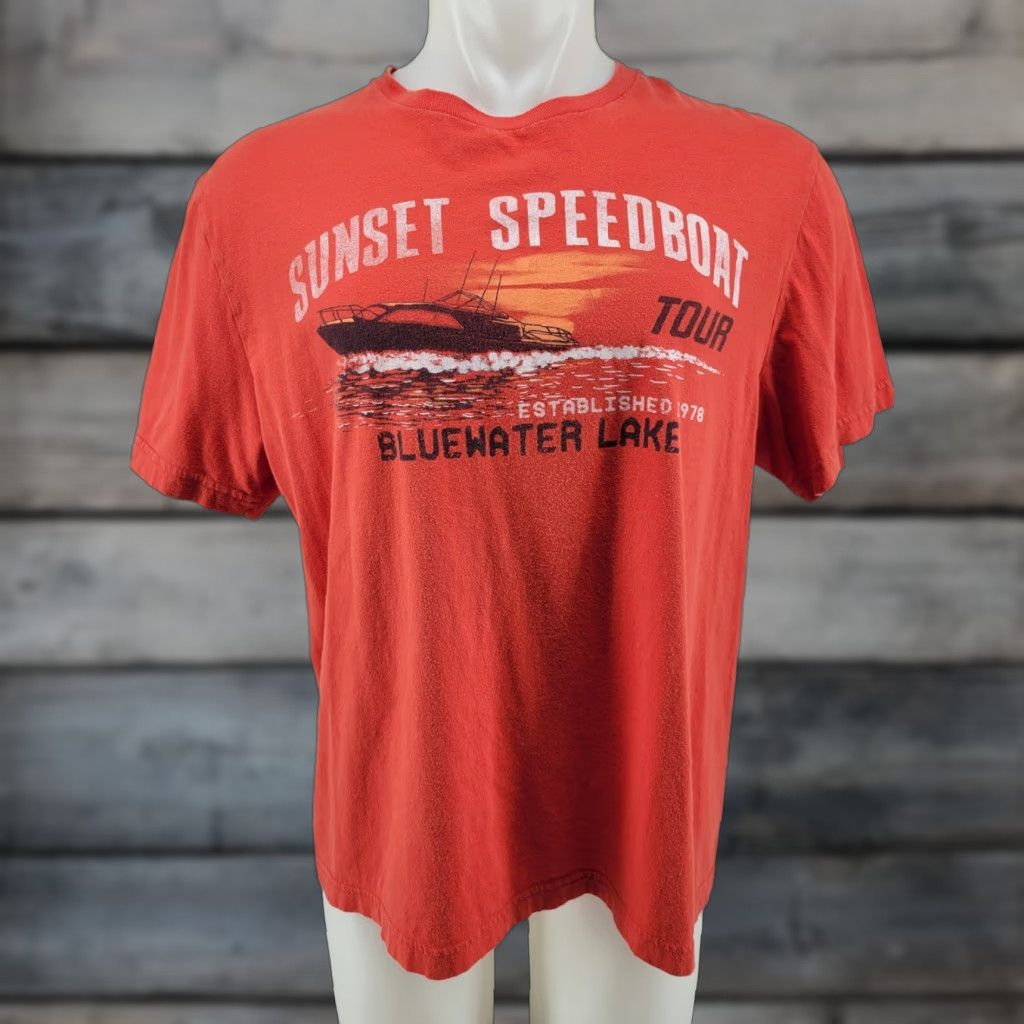Chaps Chaps Shirt Mens Speed Boat Tours Size Large Red Size US L / EU 52-54 / 3 - 1 Thumbnail