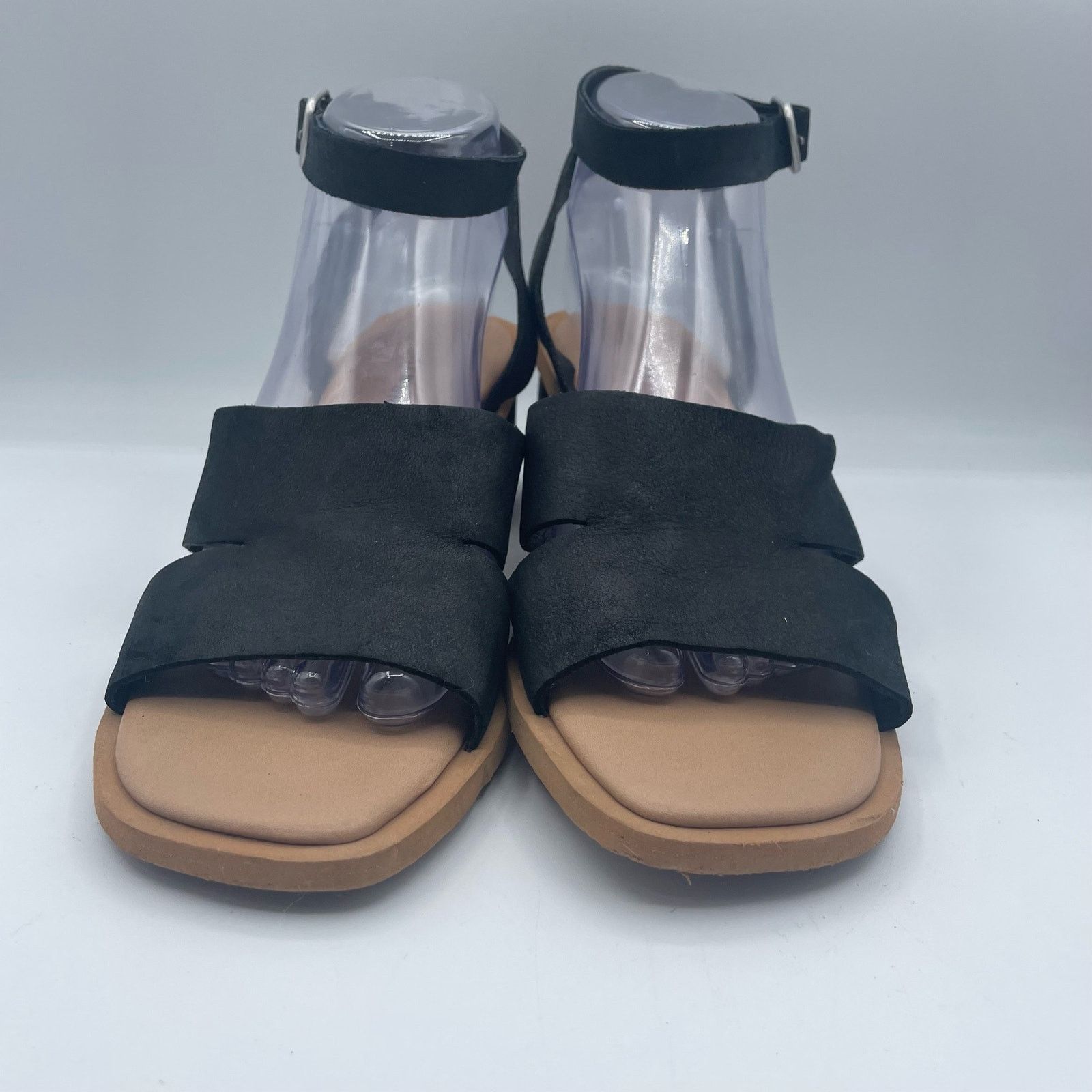 Lucky Brand Lucky Brand Pemal Black Leather Sandals Heels 9 Size US 9 / EU 42 - 3 Thumbnail