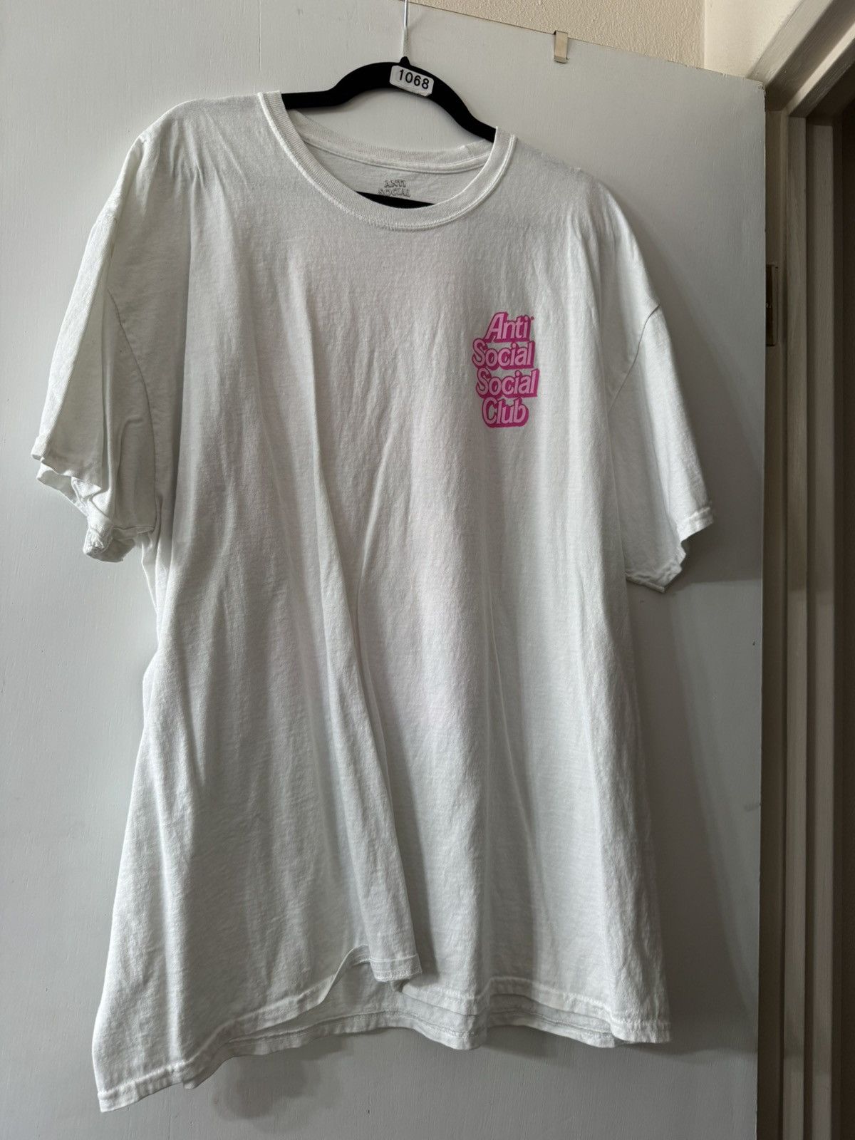 Anti Social Social Club Barbie Font White T-Shirt